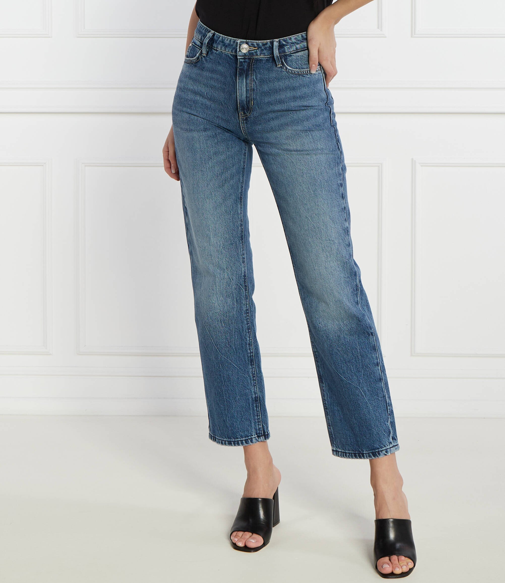 GUESS Blugi 1981 | Straight fit | high waist
