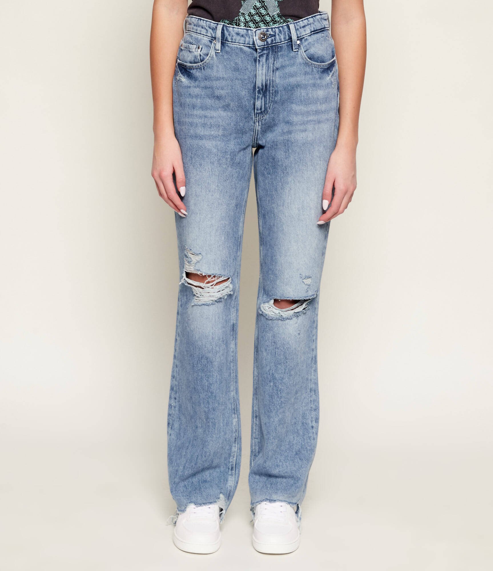 GUESS Blugi 80S | Straight fit | high waist