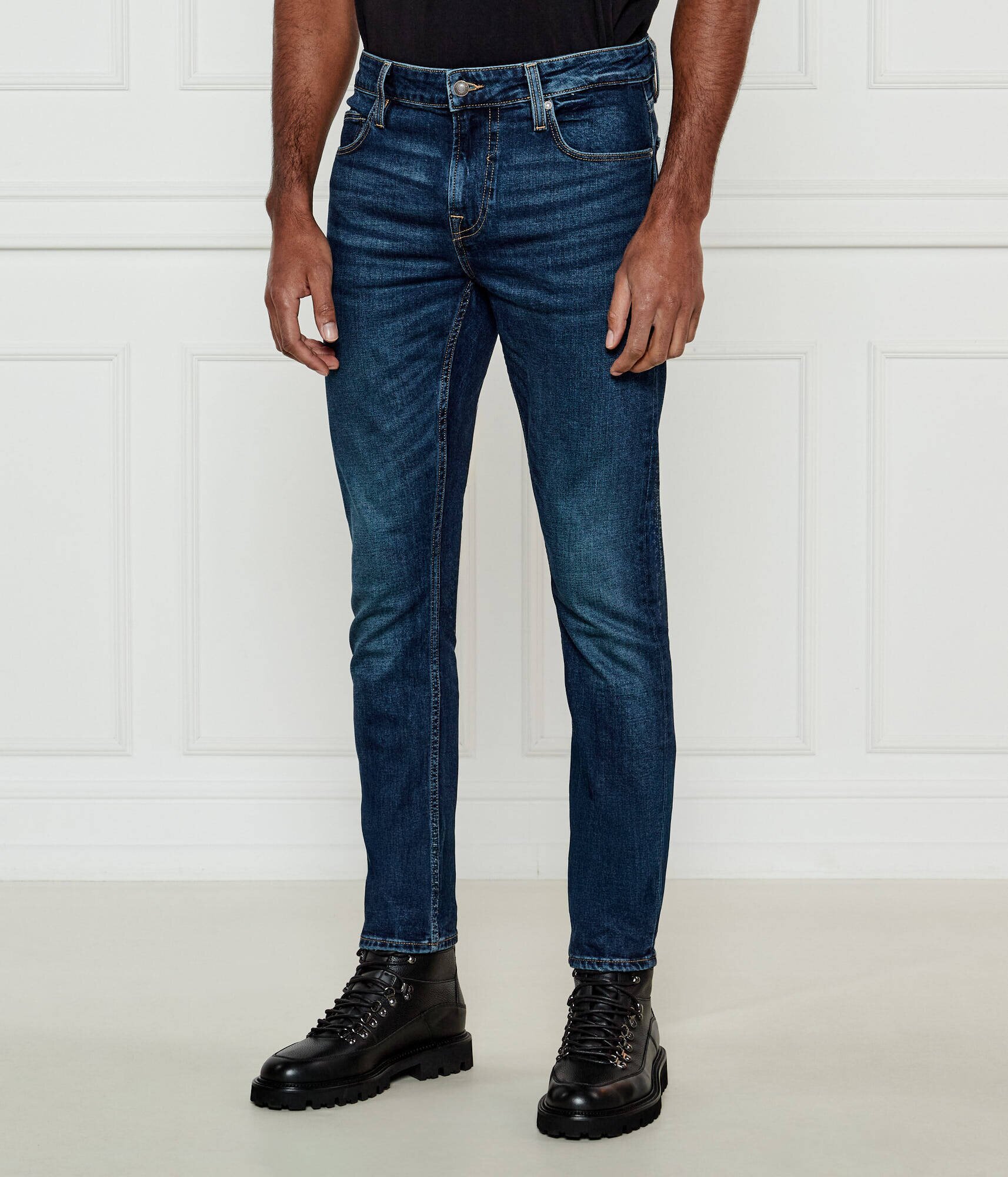GUESS Blugi CHRIS | Super Skinny fit cu adaos de lână