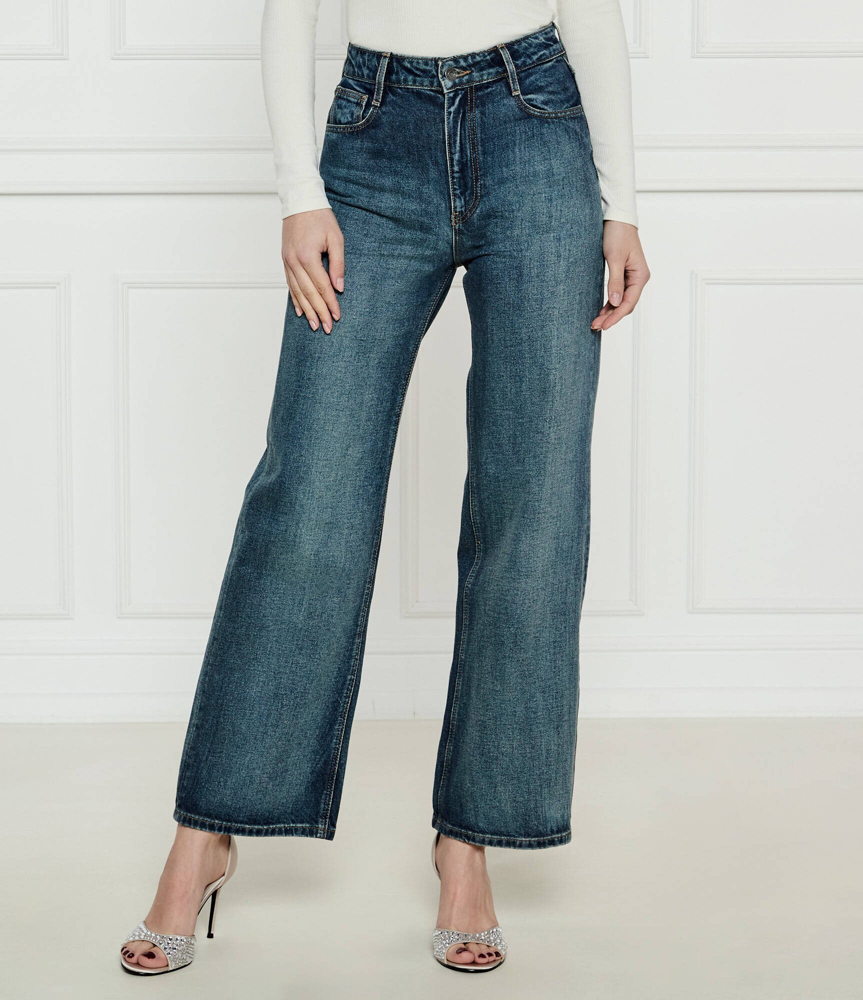 GUESS Blugi Clair | flare fit | high waist
