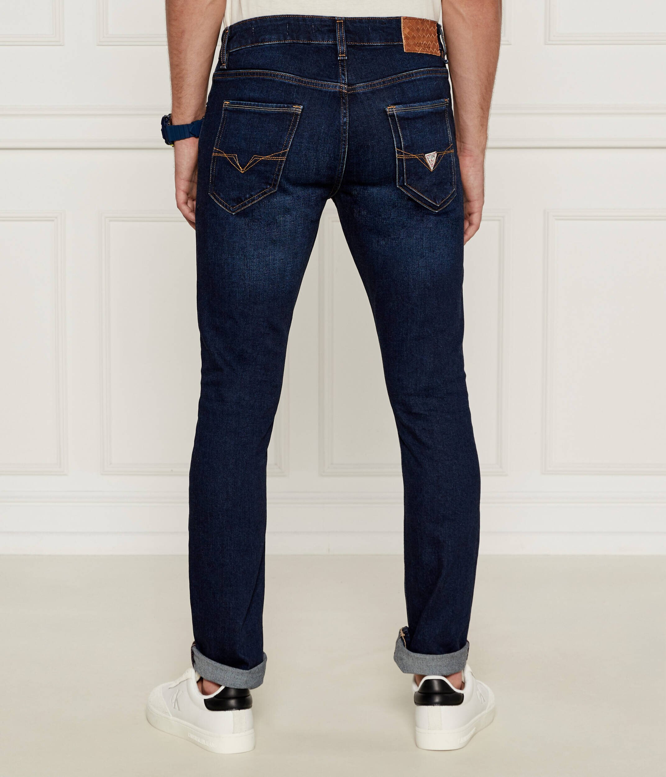 GUESS Blugi MIAMI | Skinny fit cu adaos de lână