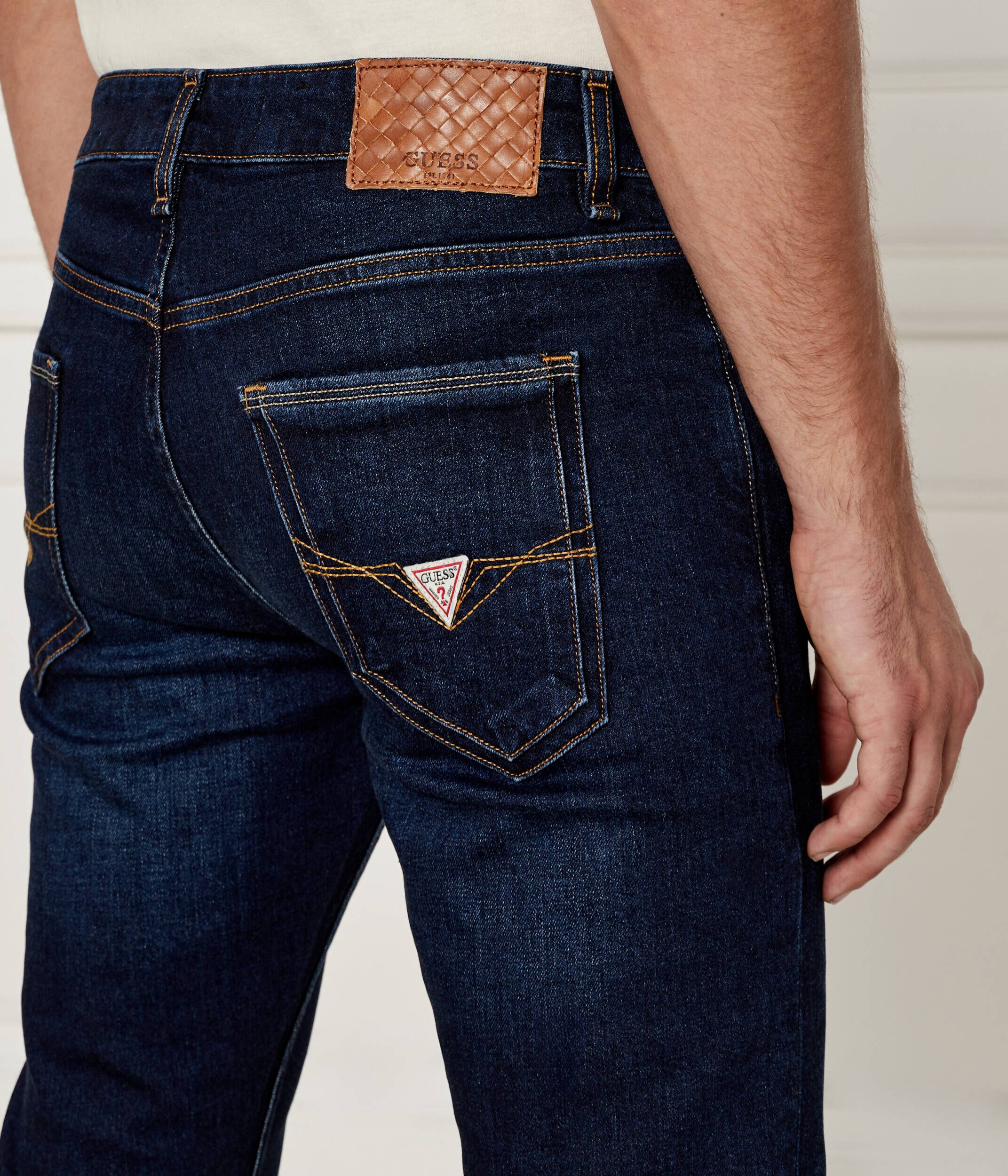 GUESS Blugi MIAMI | Skinny fit cu adaos de lână