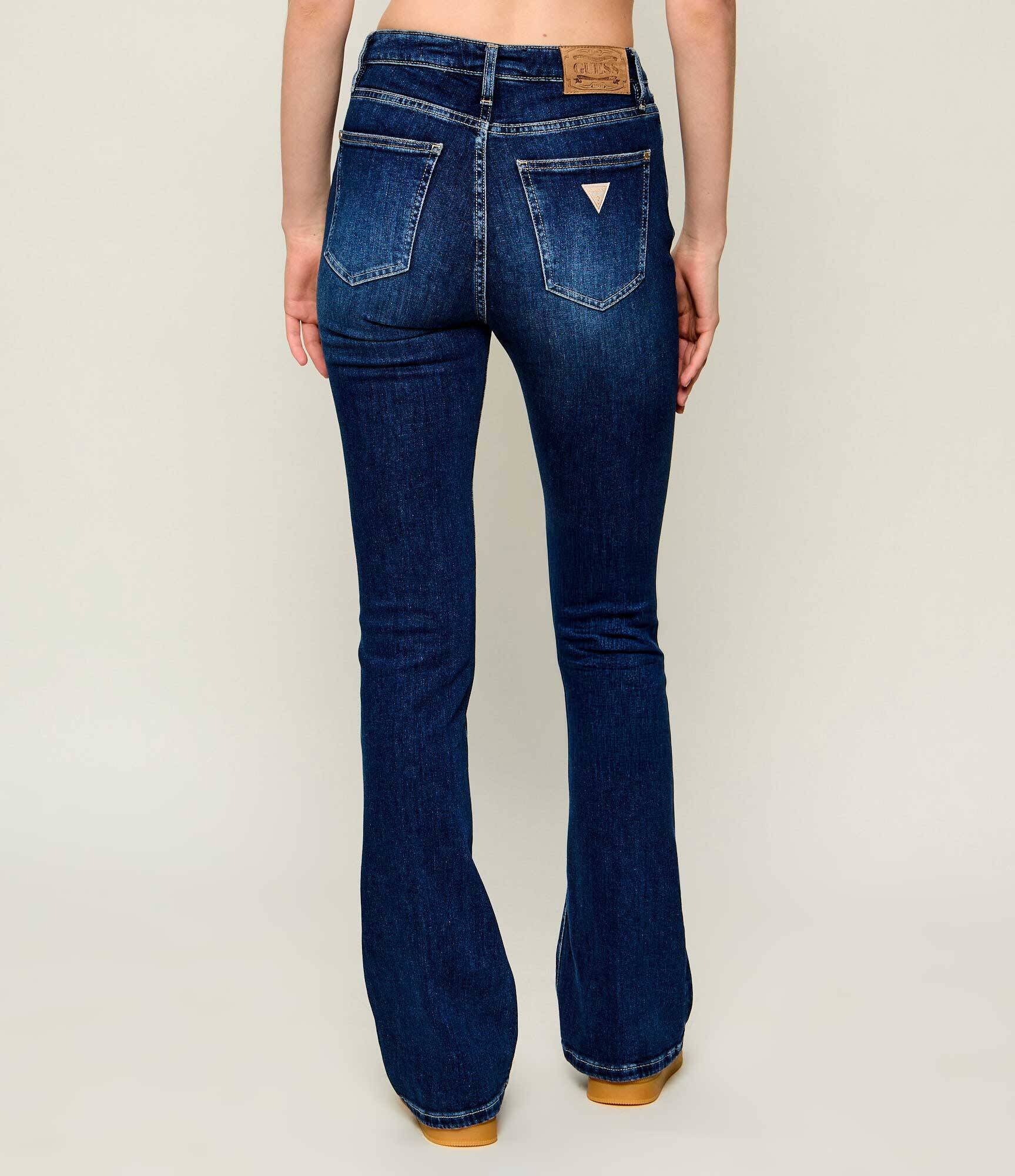 GUESS Blugi SEXY | flare fit cu adaos de cașmir