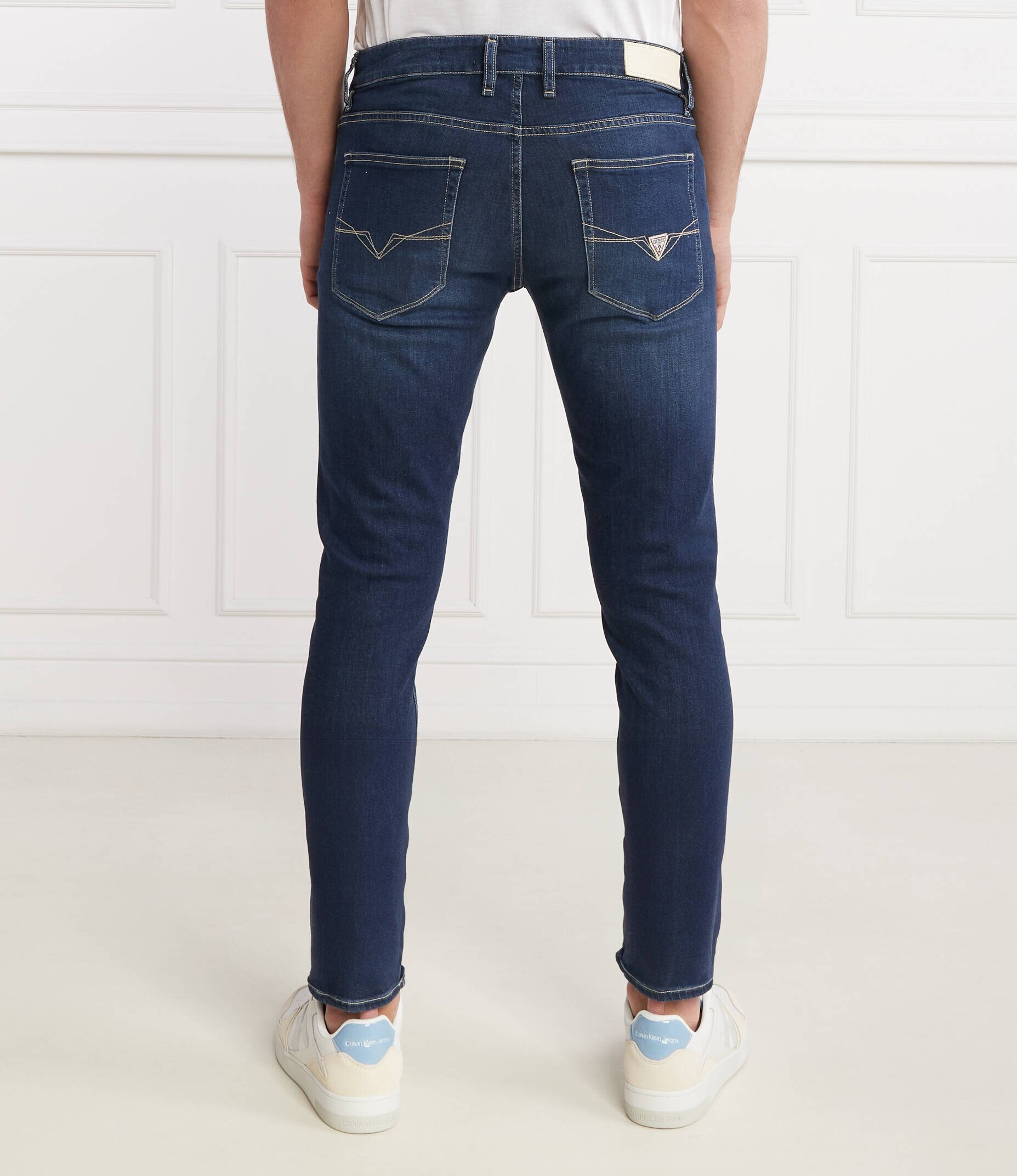 GUESS Blugi | Slim Fit cu adaos de mătase