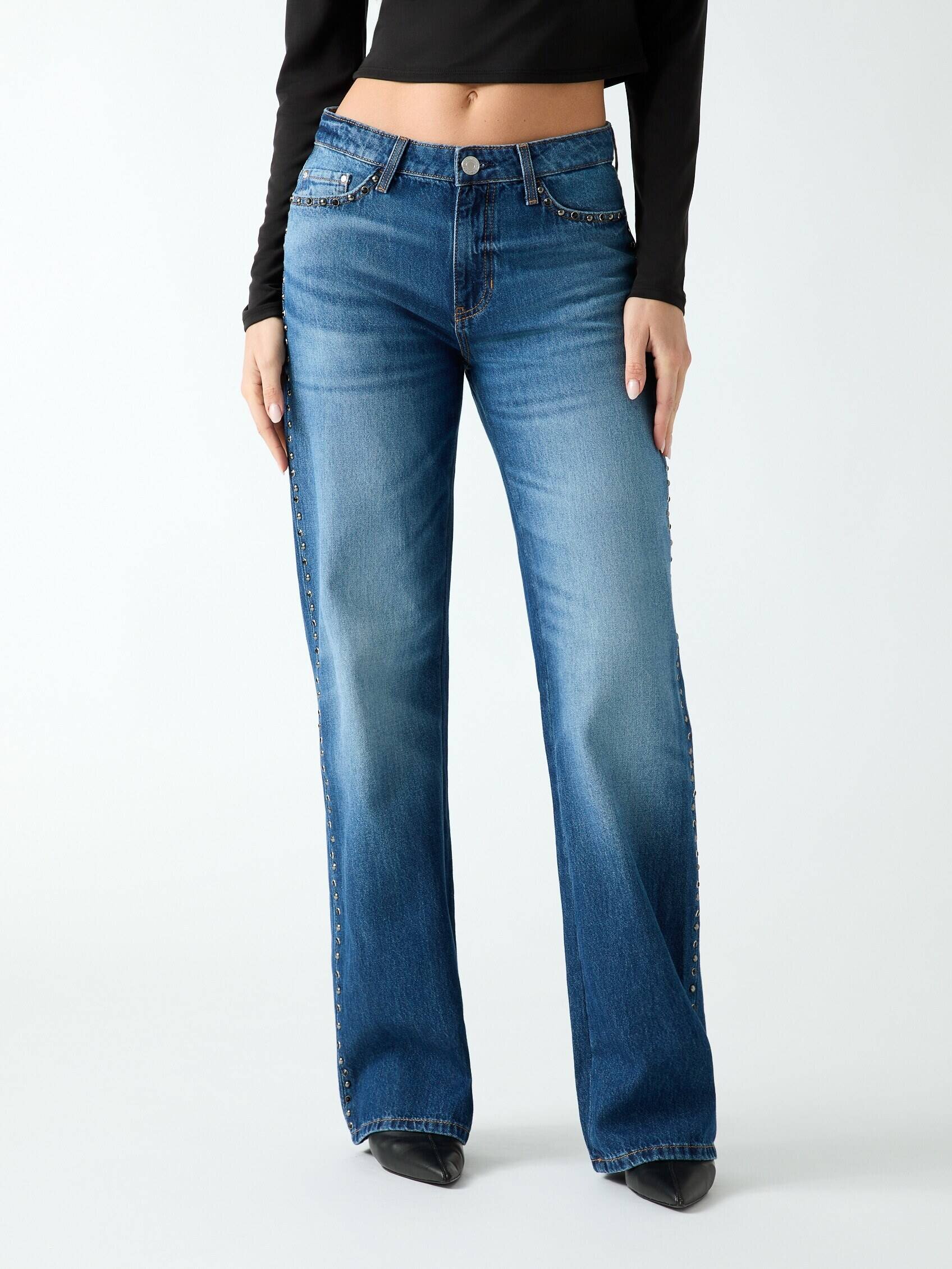 GUESS Blugi Slouchy | Straight fit | mid rise