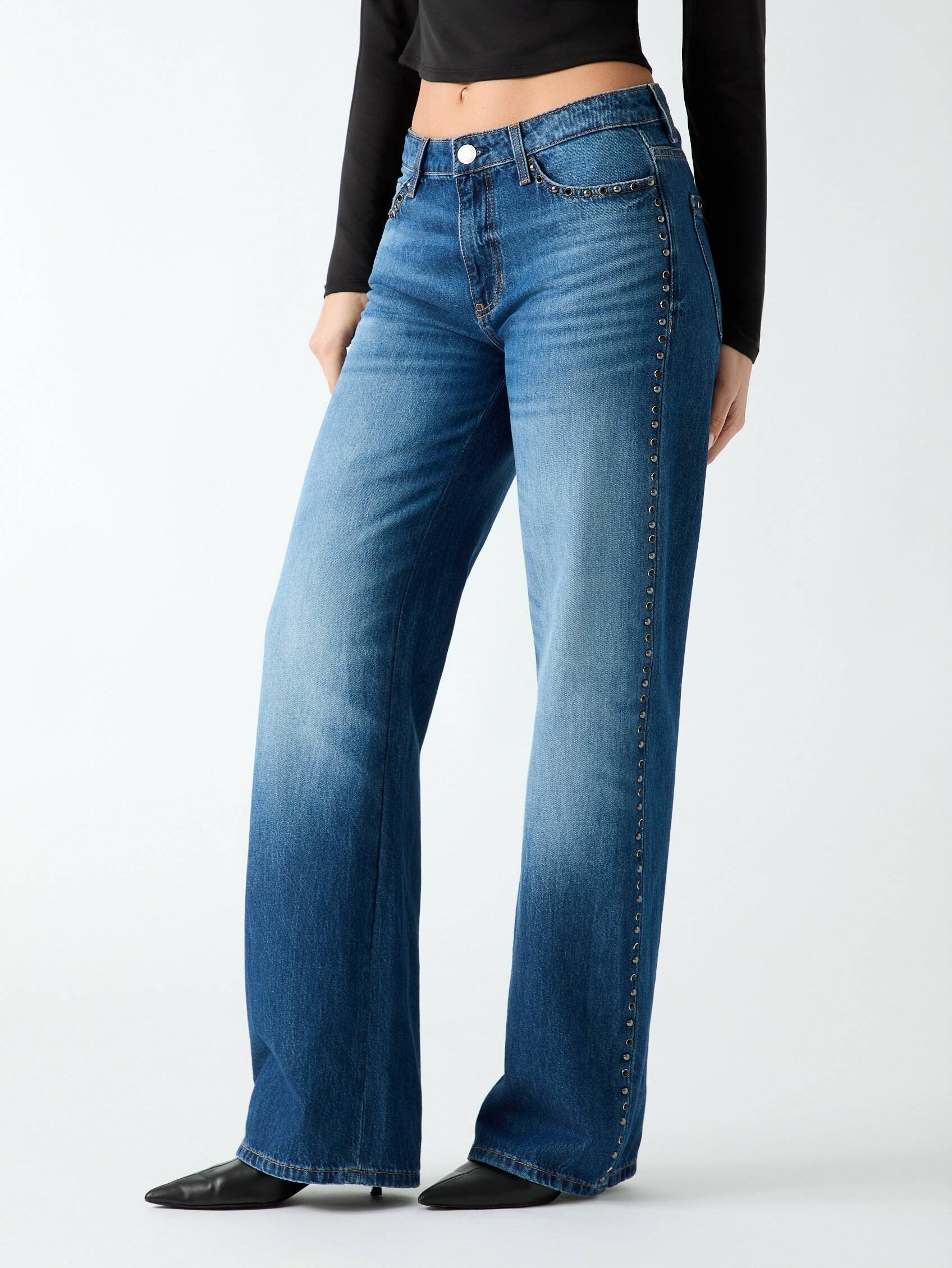 GUESS Blugi Slouchy | Straight fit | mid rise