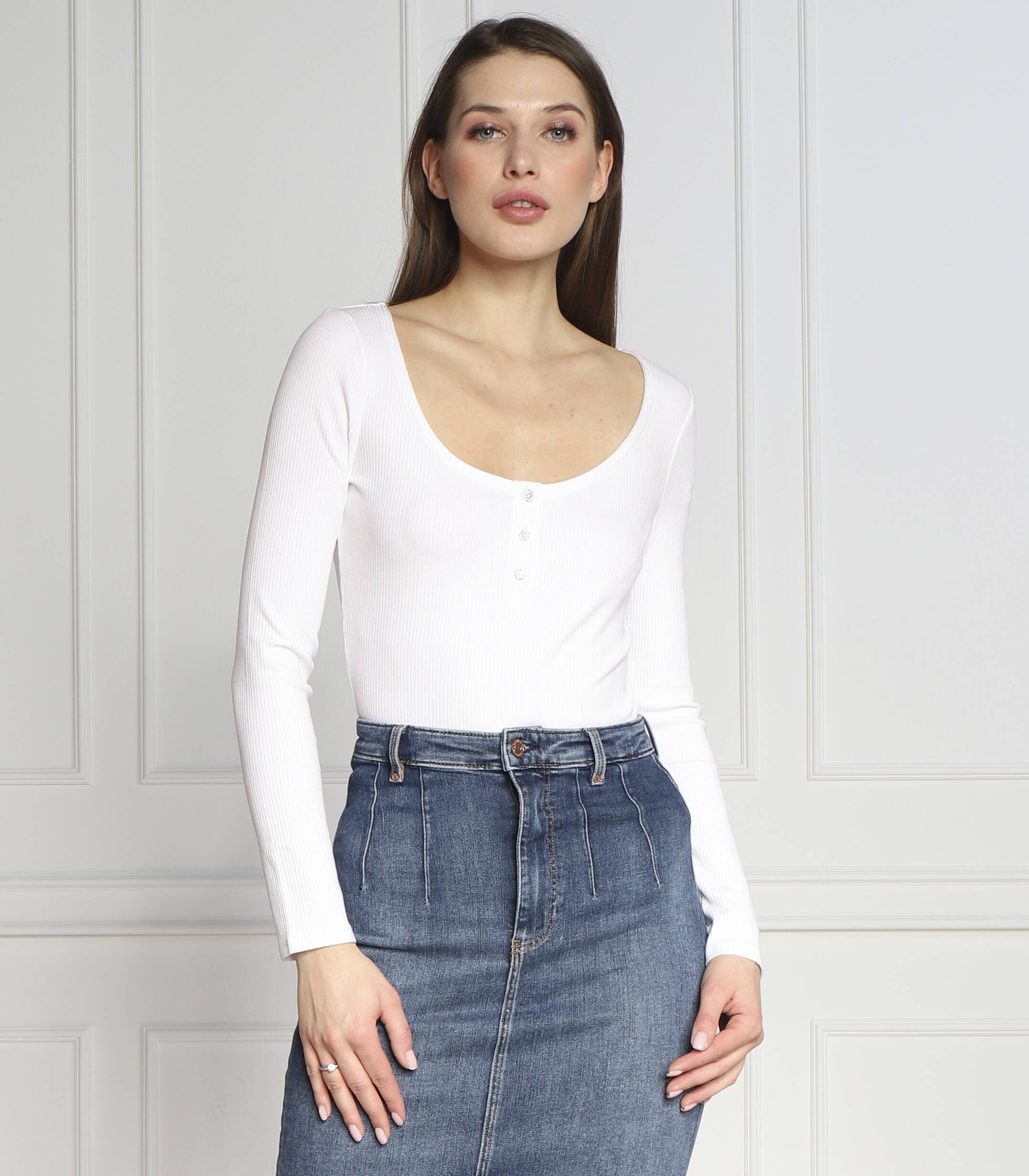 GUESS Bluză KARLEE JEWEL | Slim Fit