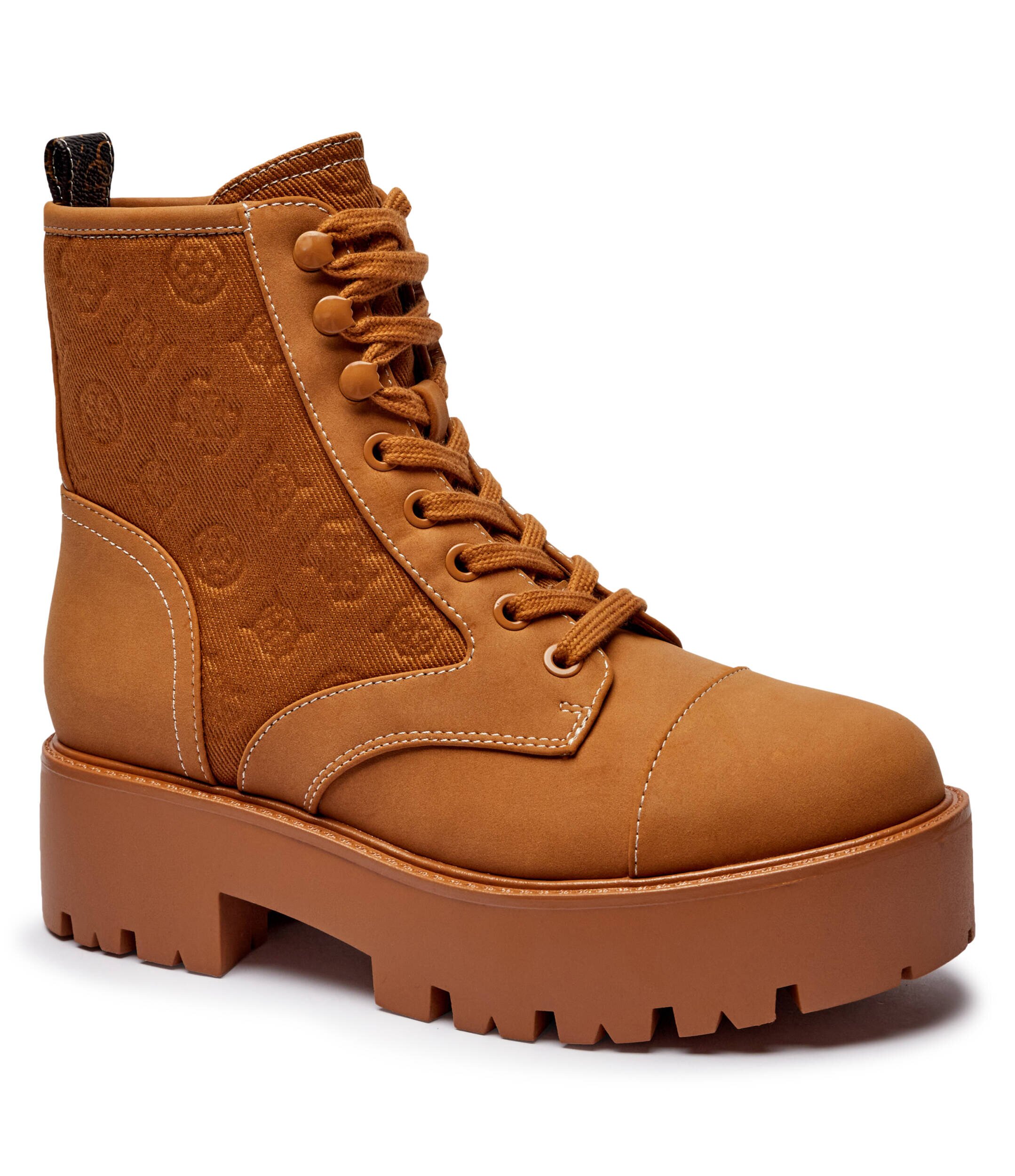 GUESS Botine Vaina cu adaos de piele