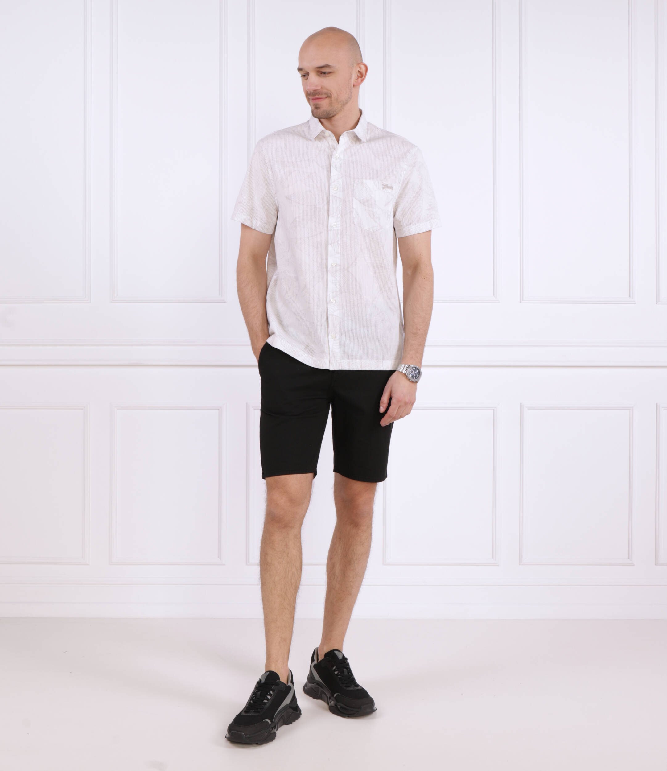 GUESS Cămașă COLLINS STENCIL | Regular Fit