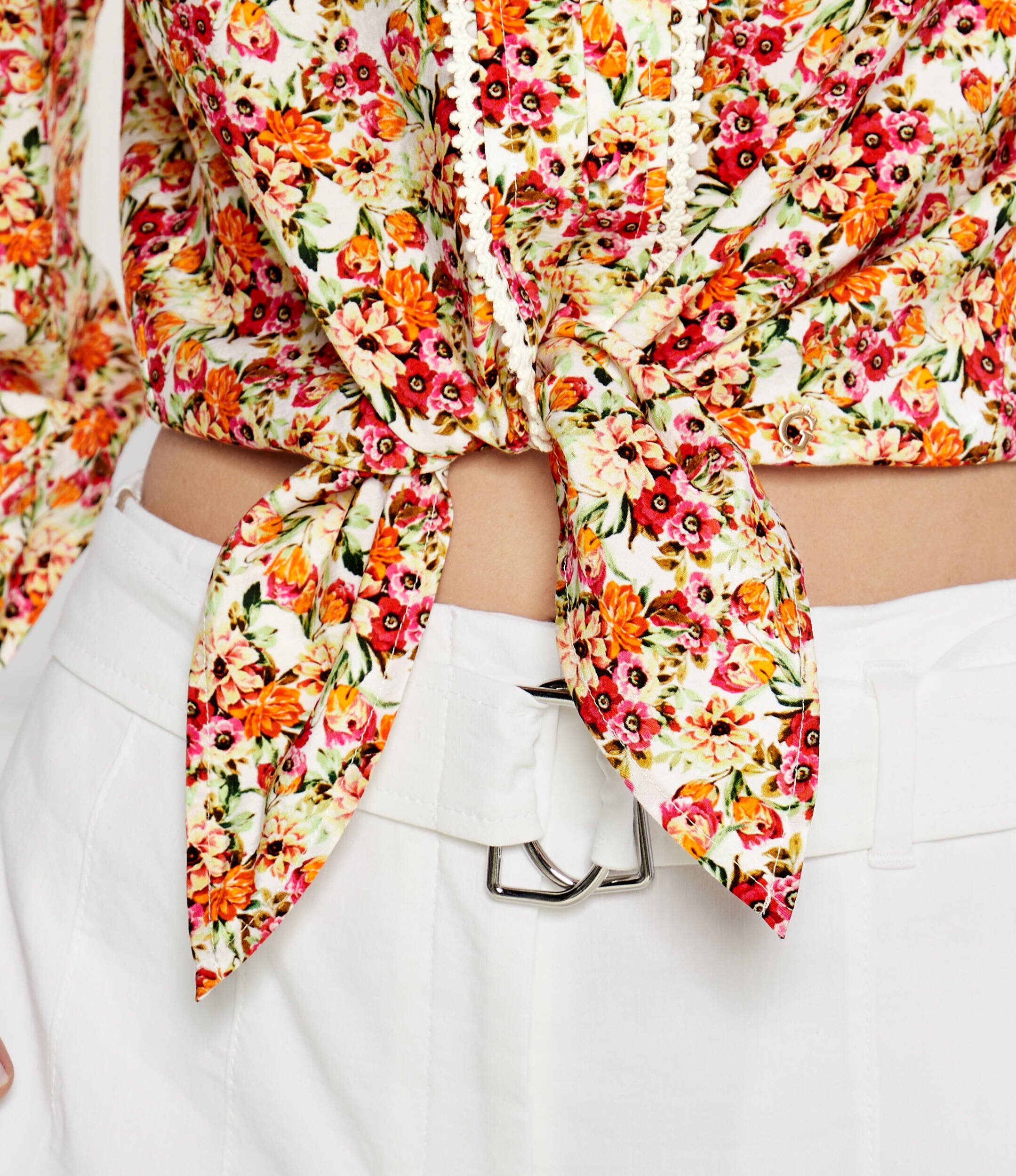 GUESS Cămașă LS NEW RITA | Cropped Fit