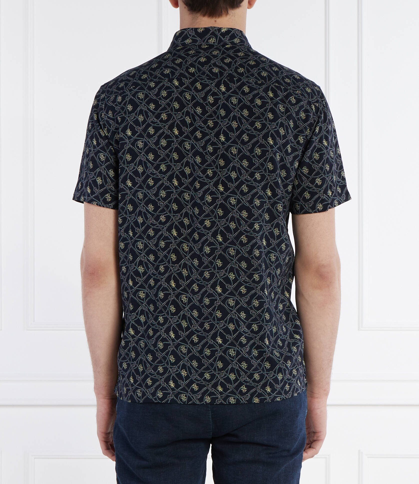 GUESS Cămașă SS COLLIN AOP | Regular Fit