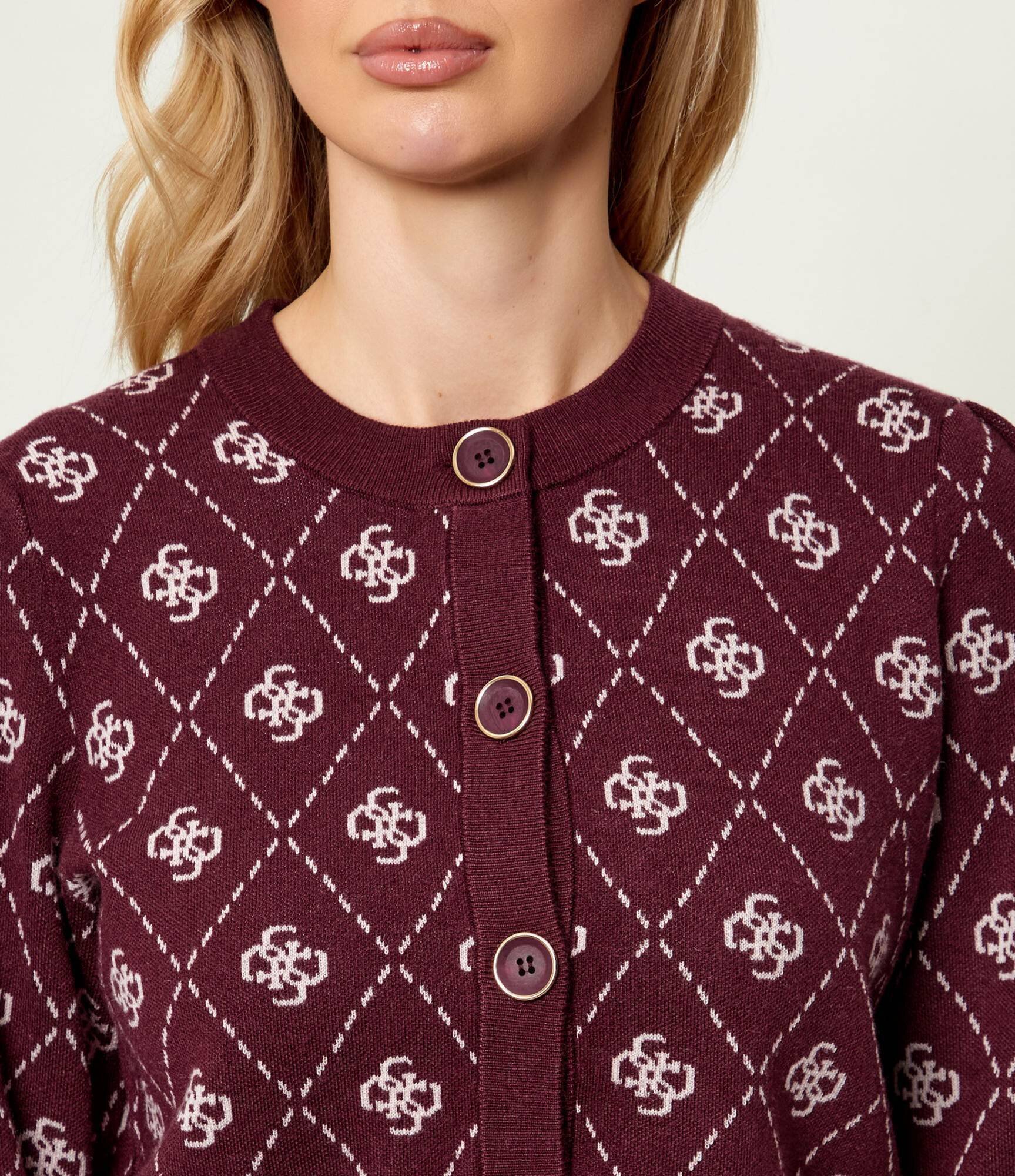 GUESS Cardigan SARAH | regular fit cu adaos de lână