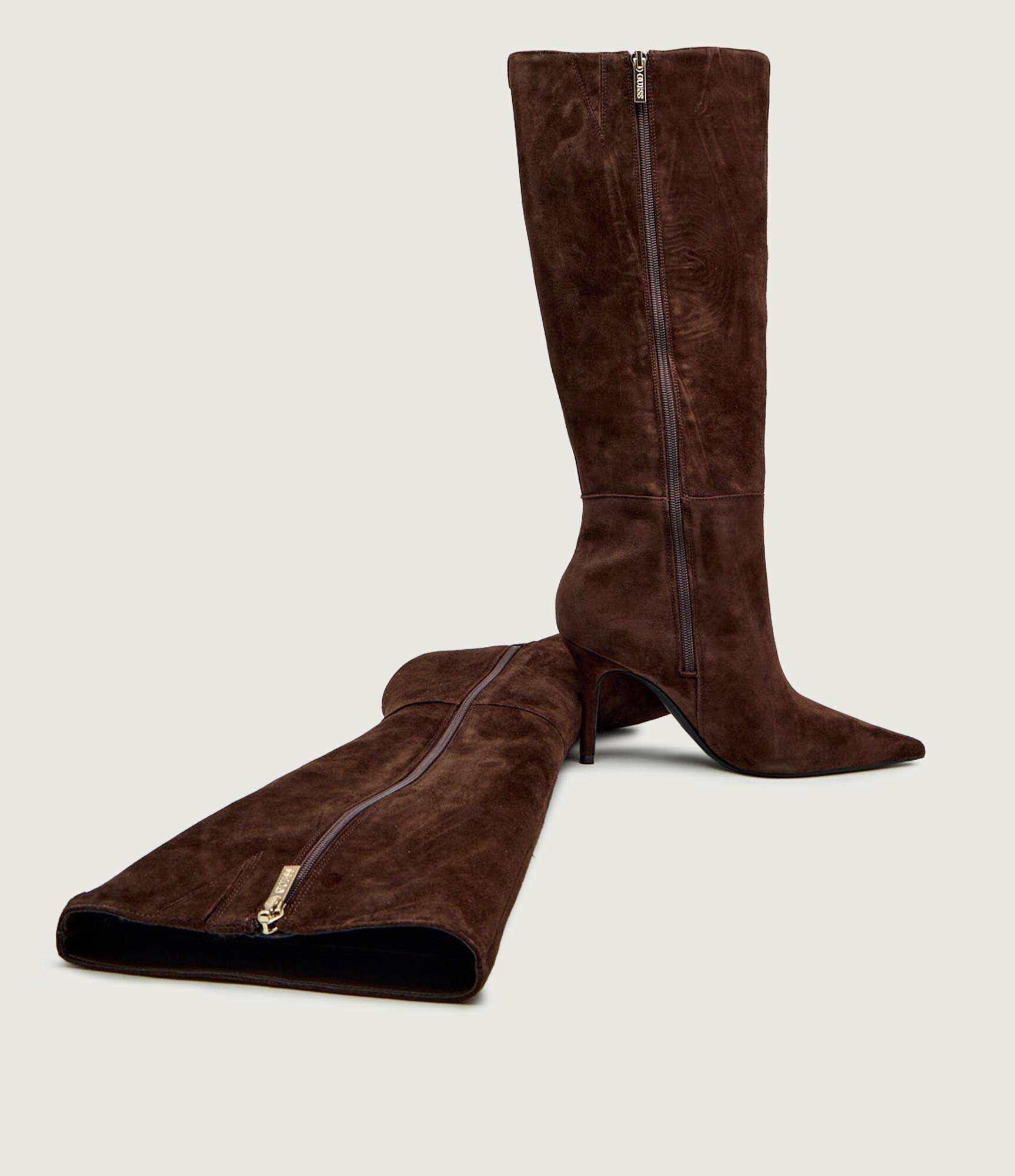 GUESS Cizme GRESSA | piele întoarsă
