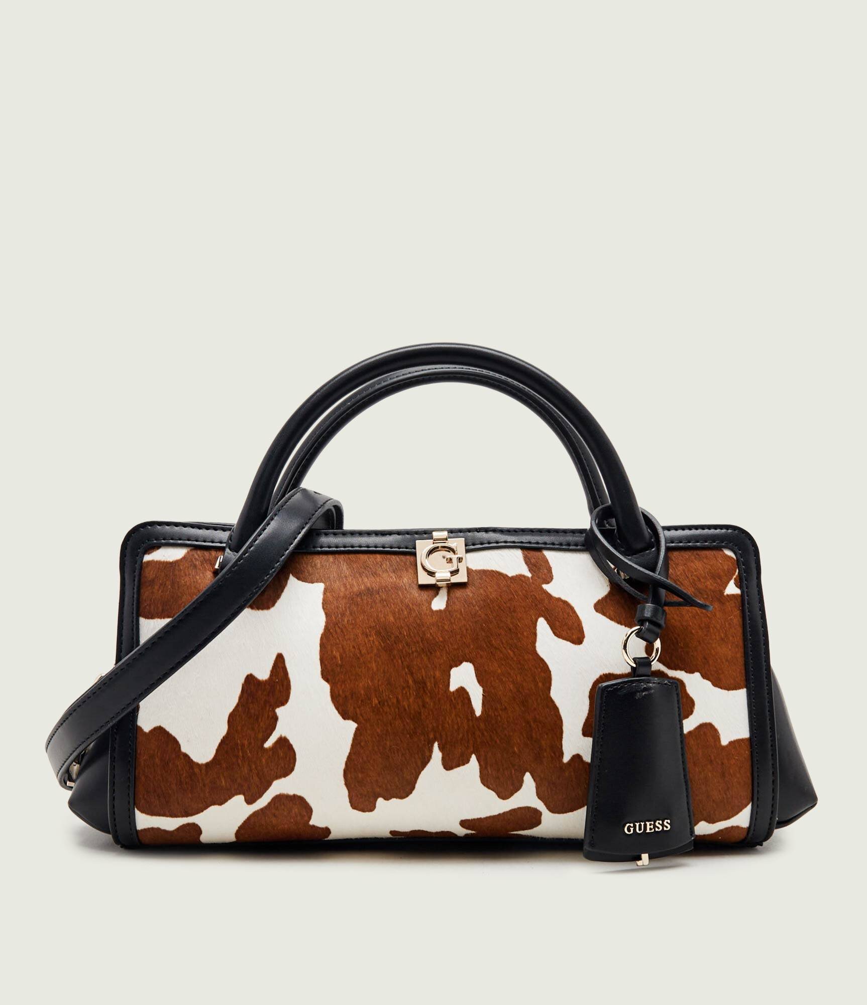 GUESS Cufăr Audrey Small Girlfriend | piele întoarsă