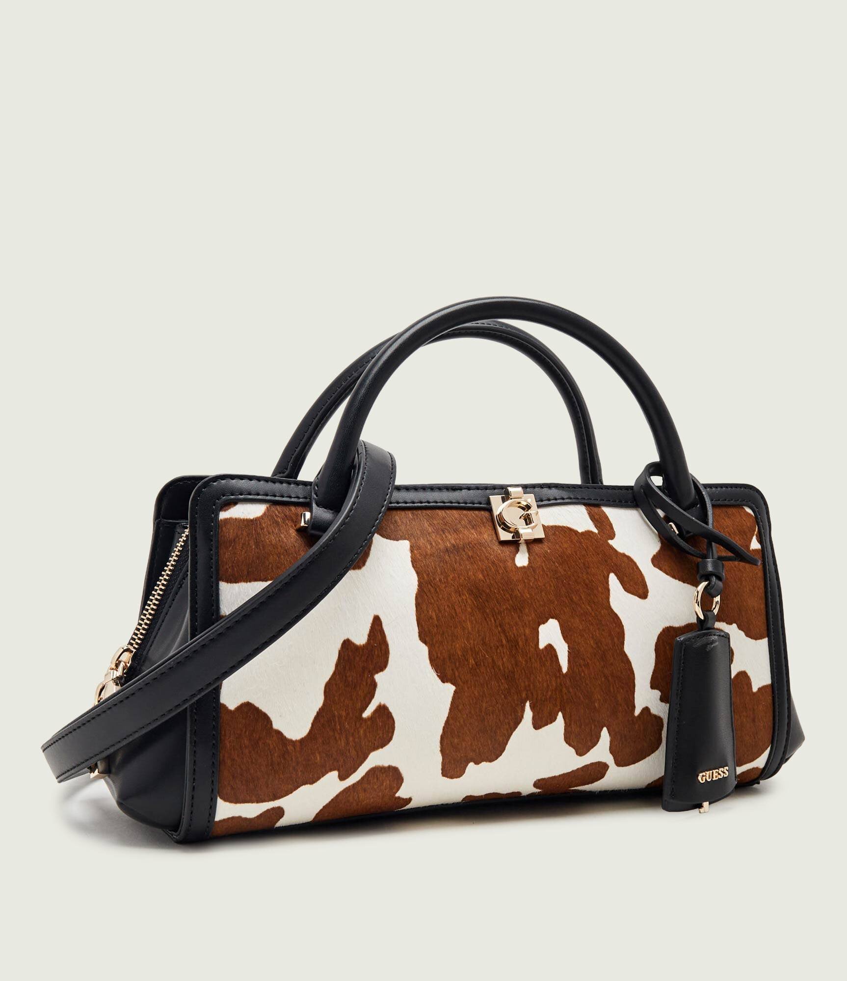 GUESS Cufăr Audrey Small Girlfriend | piele întoarsă