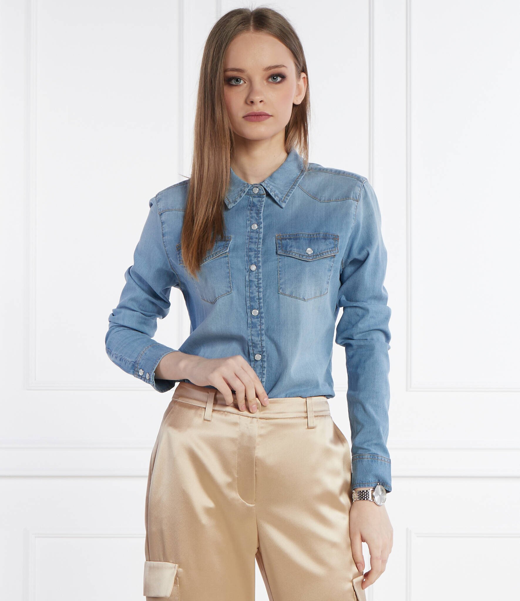 GUESS De blugi cămașă | Slim Fit