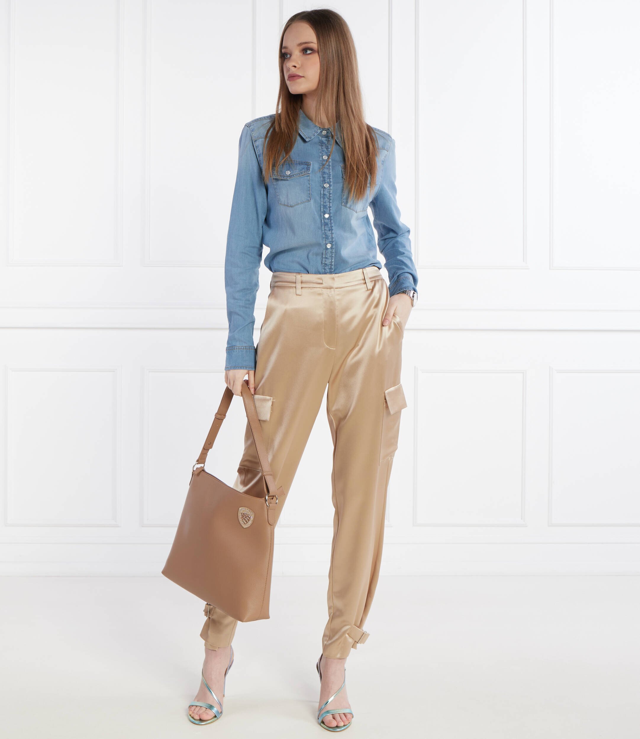 GUESS De blugi cămașă | Slim Fit