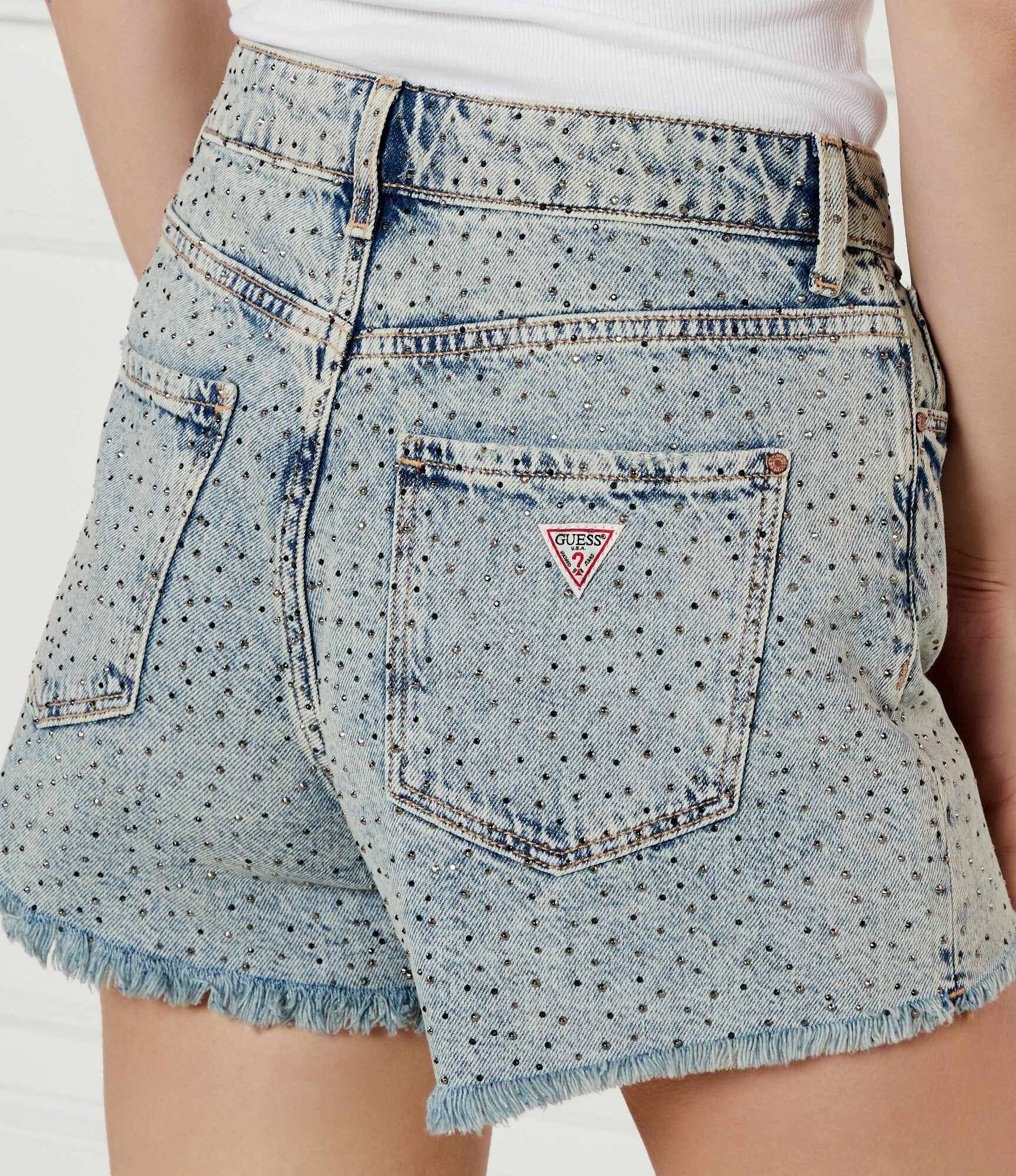GUESS De blugi pantaloni scurți | Relaxed fit