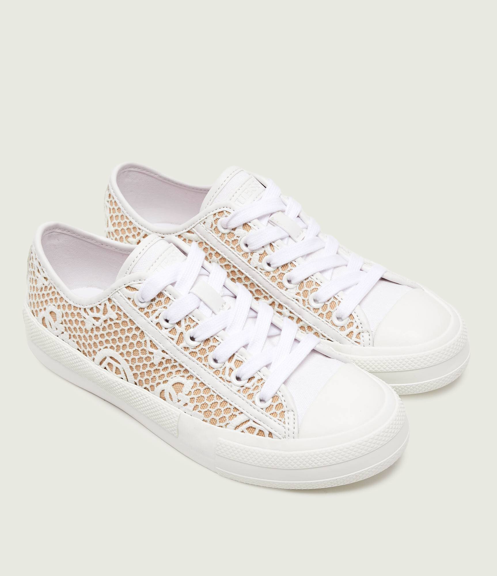 GUESS De dantelă teniși Carey2