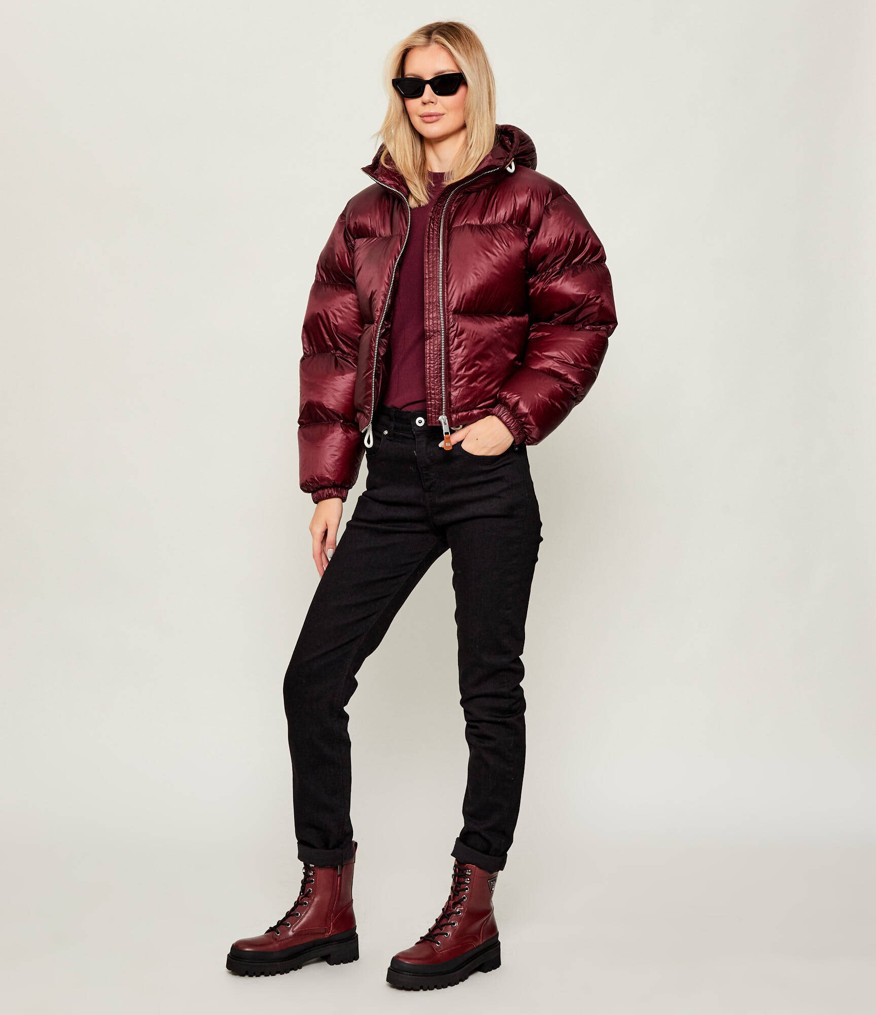 GUESS De piele botine BADA2