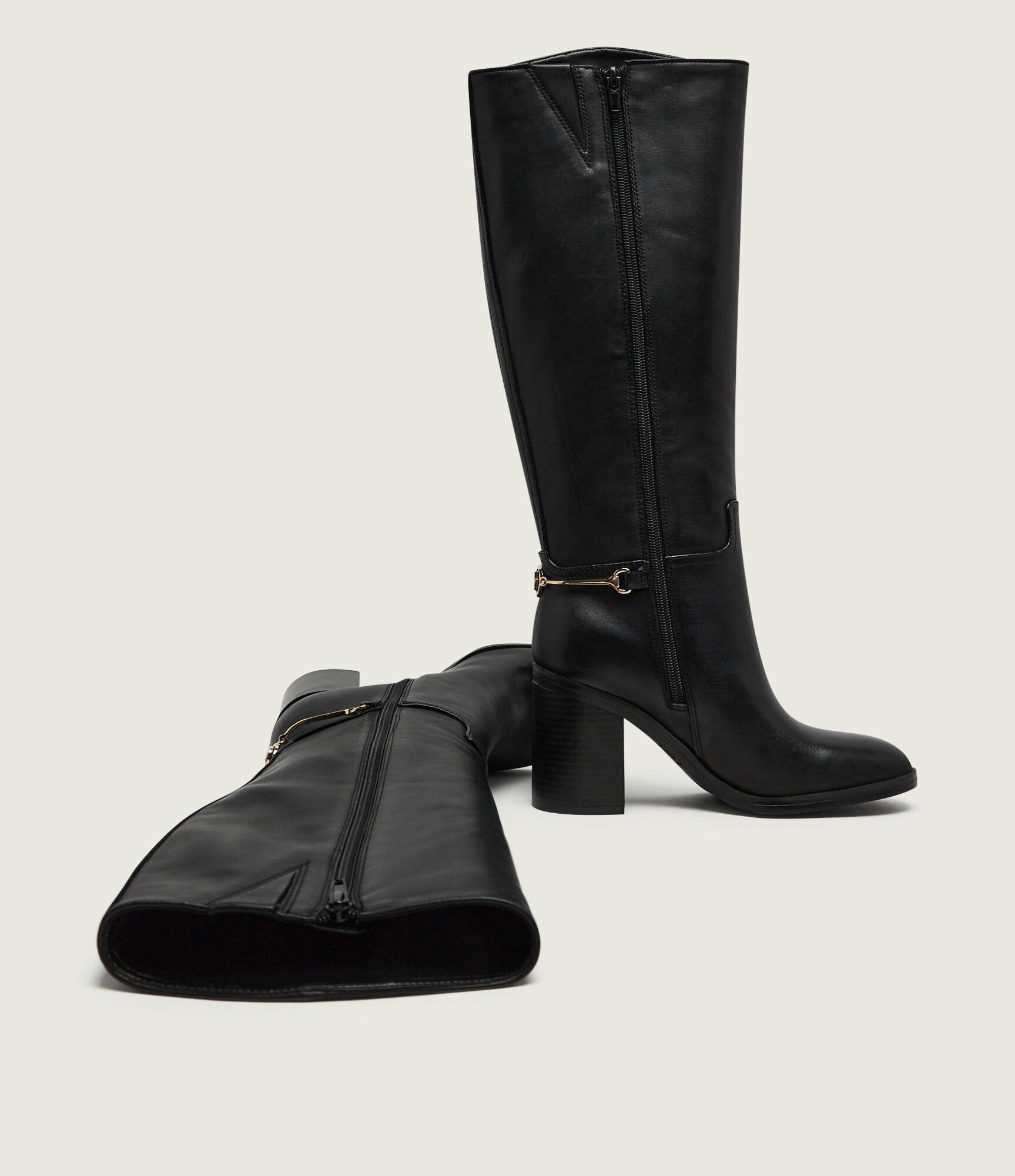 GUESS De piele botine cu toc Grendi