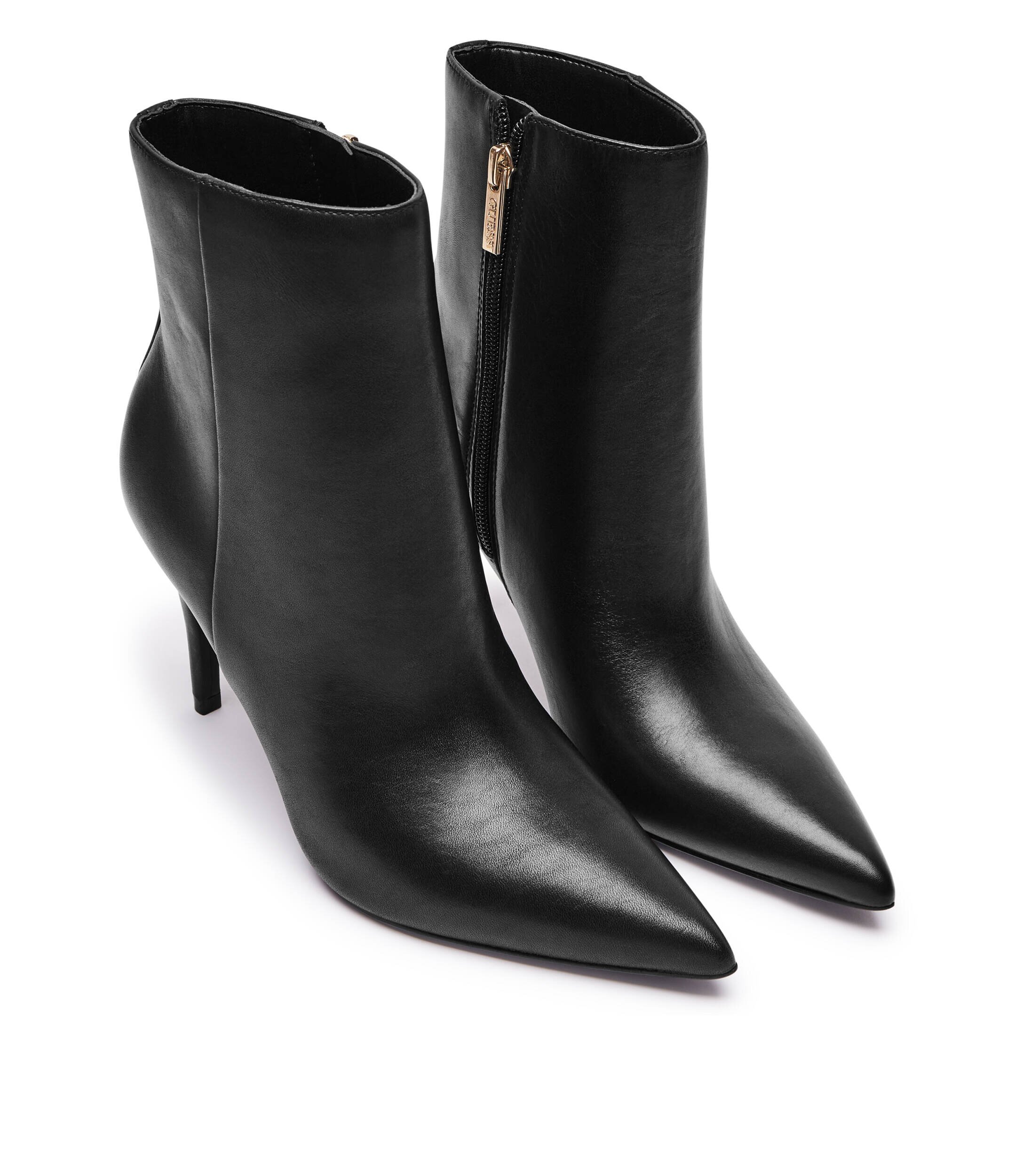 GUESS De piele botine cu toc subțire Slinks