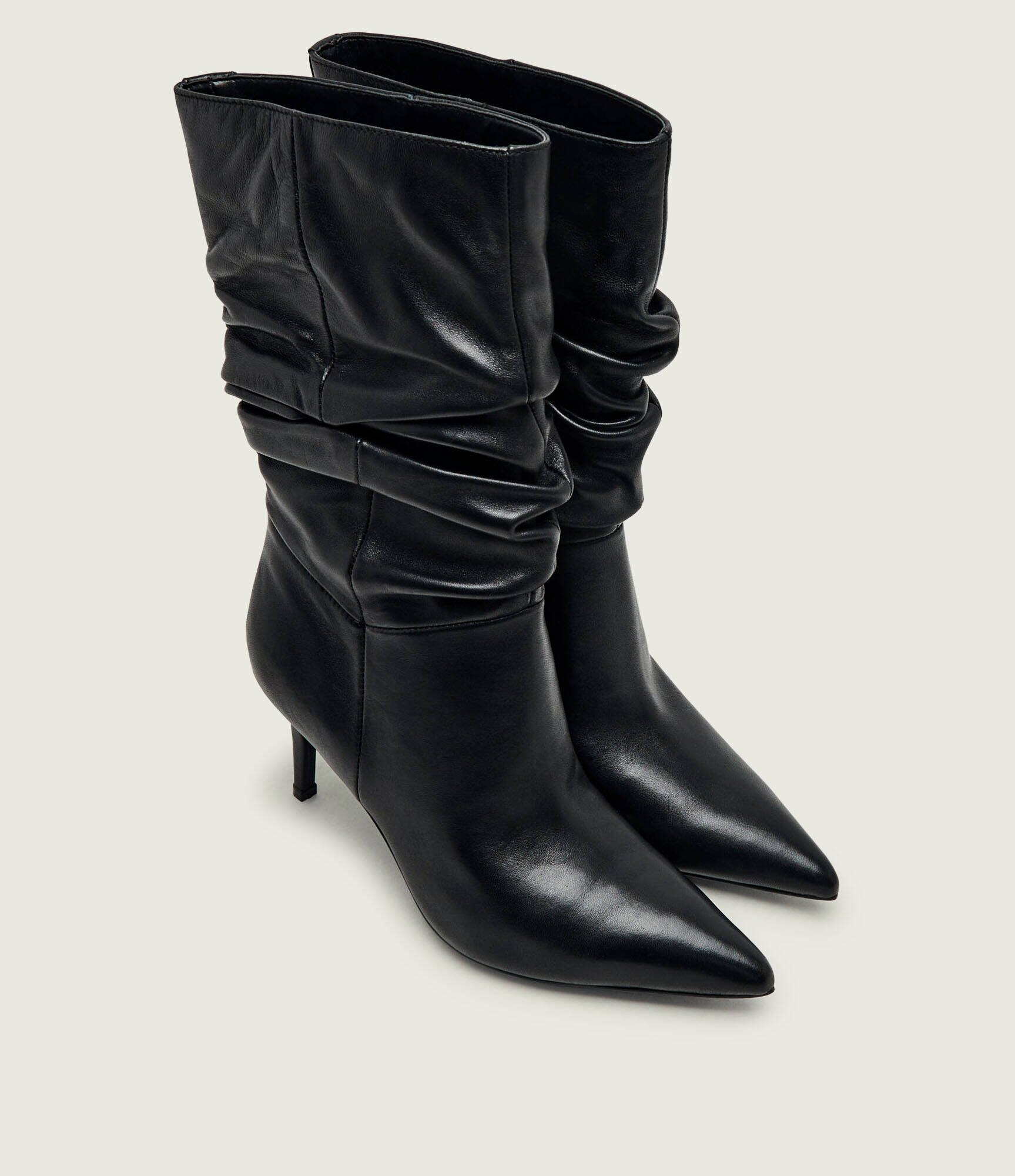 GUESS De piele cizme cu toc subțire Caralee