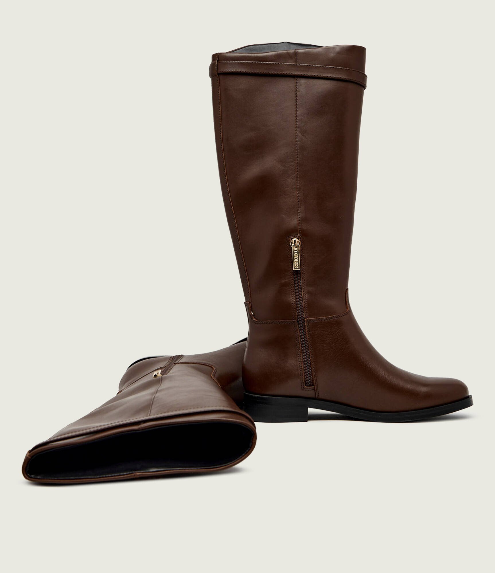 GUESS De piele cizme de echitație ZORO