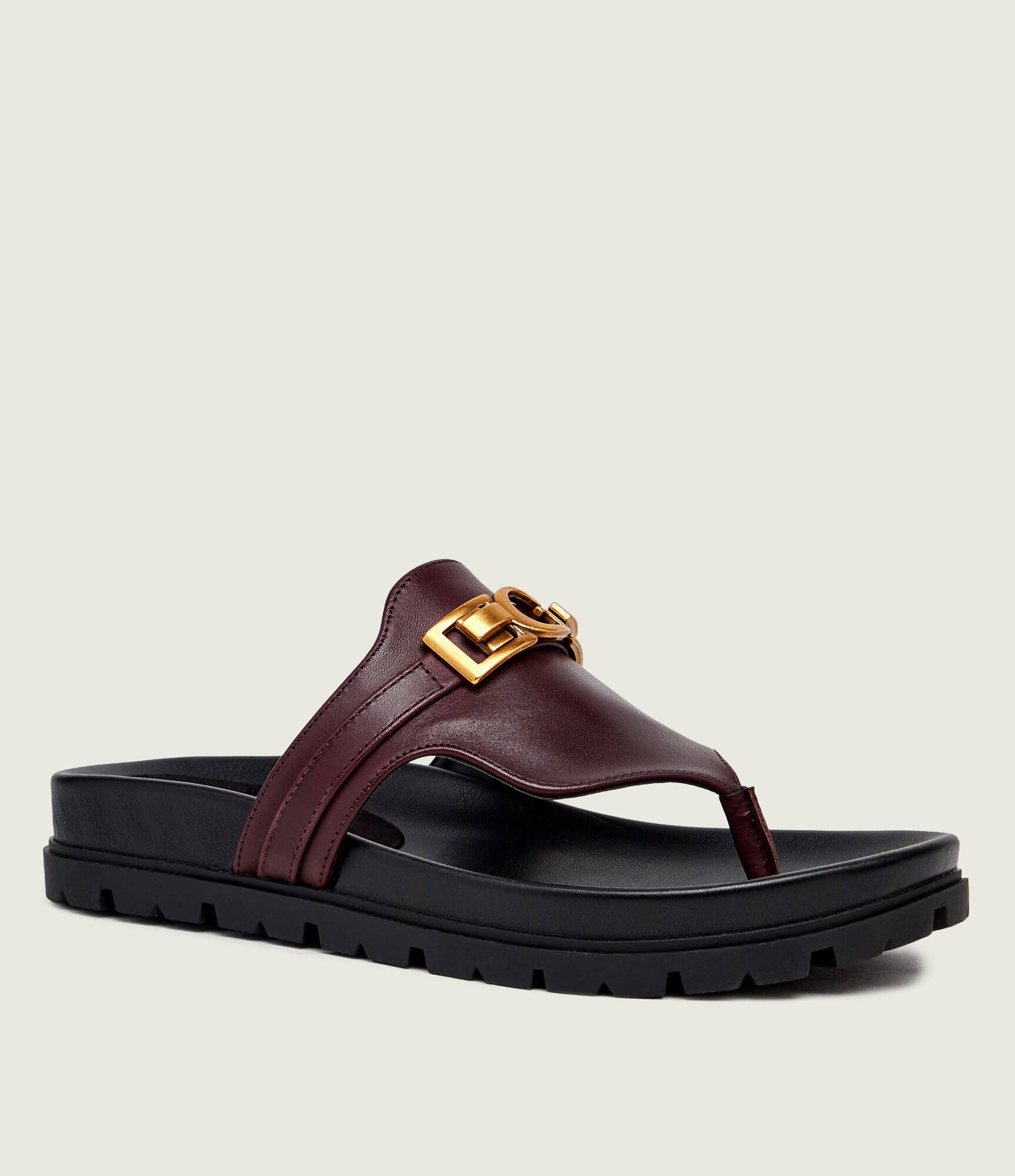 GUESS De piele flip flops FARRON