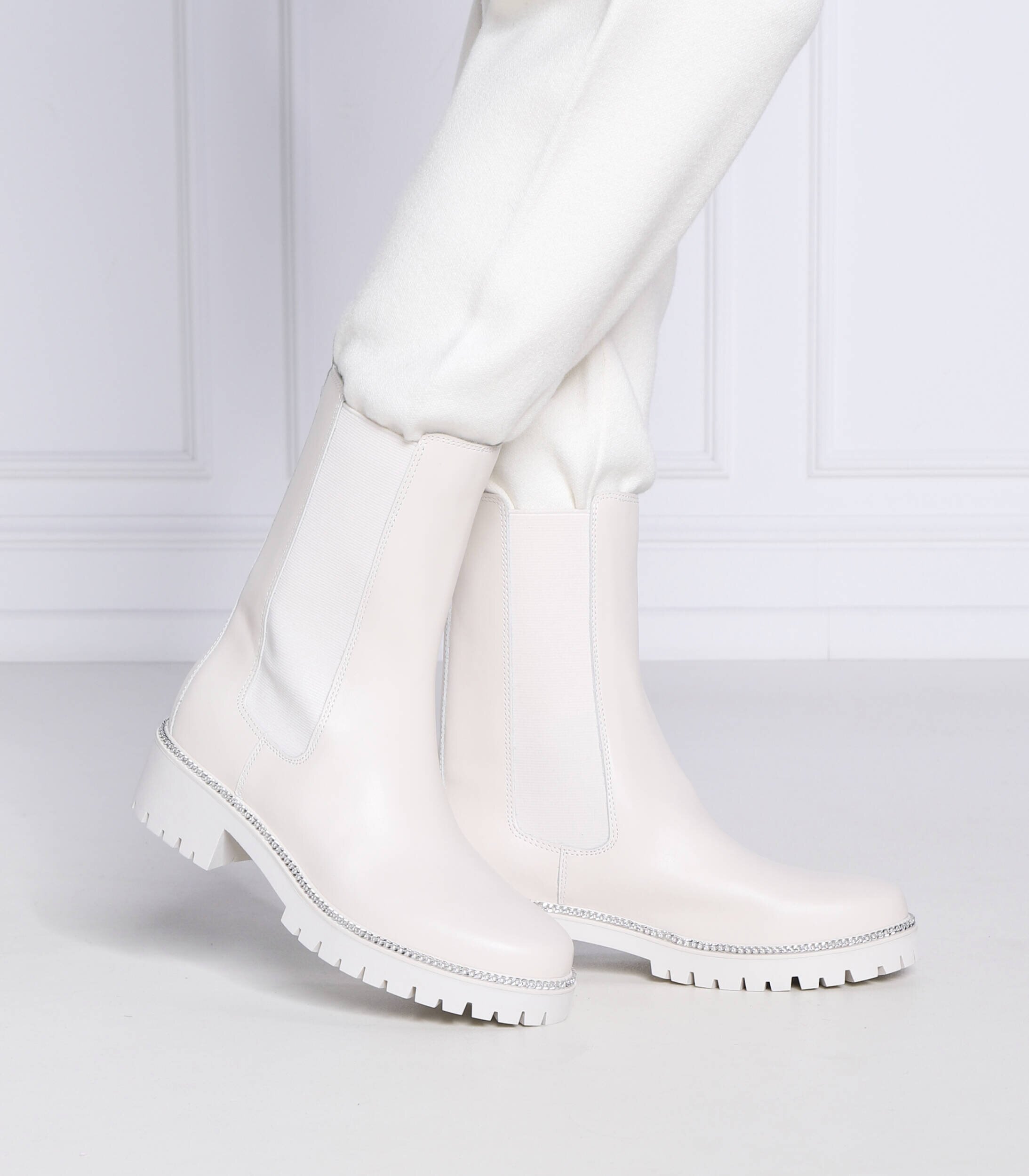 GUESS De piele ghete chelsea Ibbie