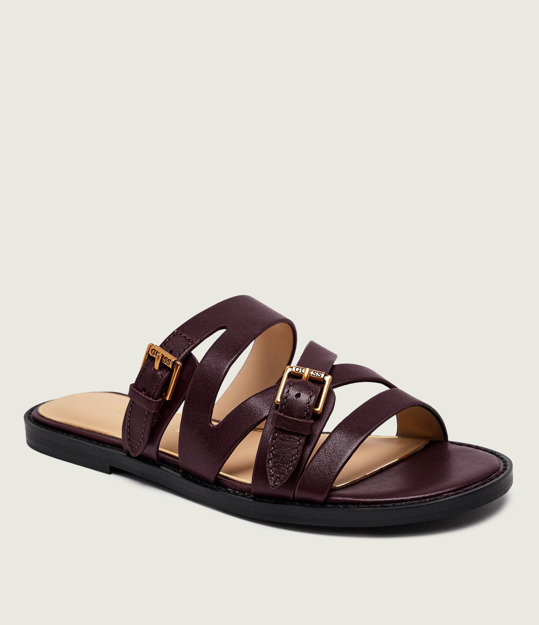 GUESS De piele șlapi Grayden