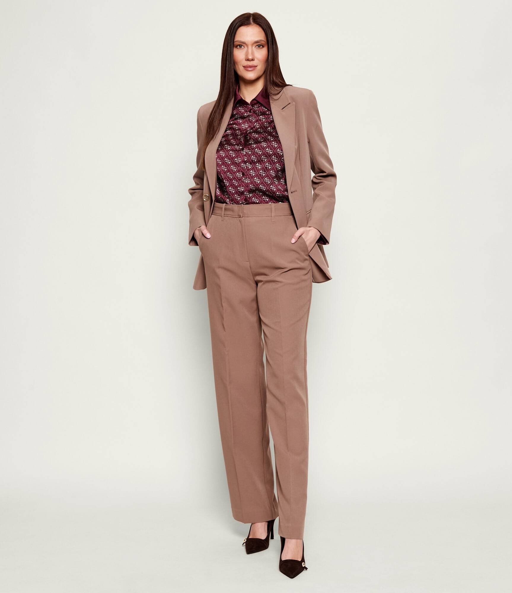 GUESS De satin cămașă ALEXANDRA | regular fit
