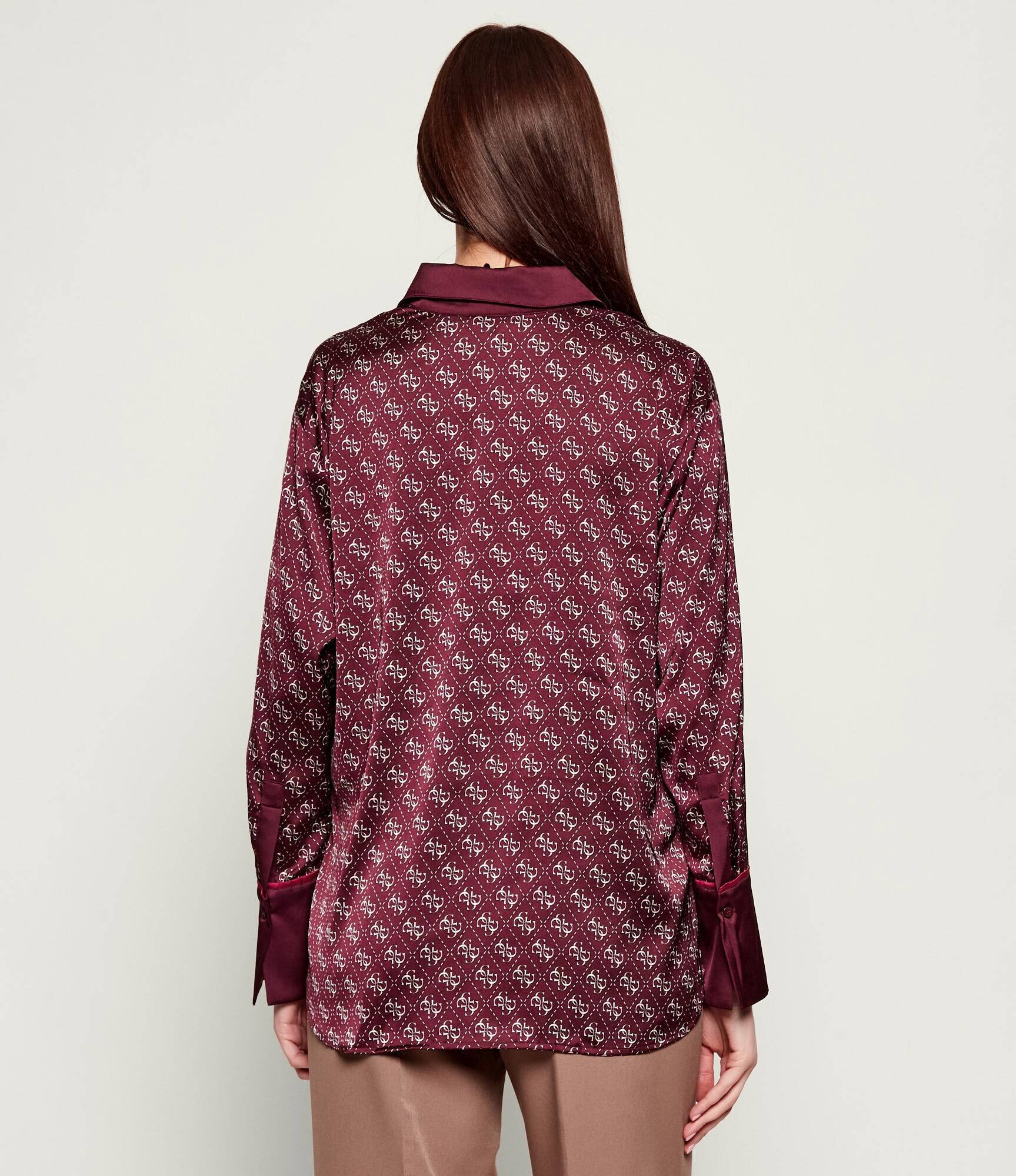 GUESS De satin cămașă ALEXANDRA | regular fit