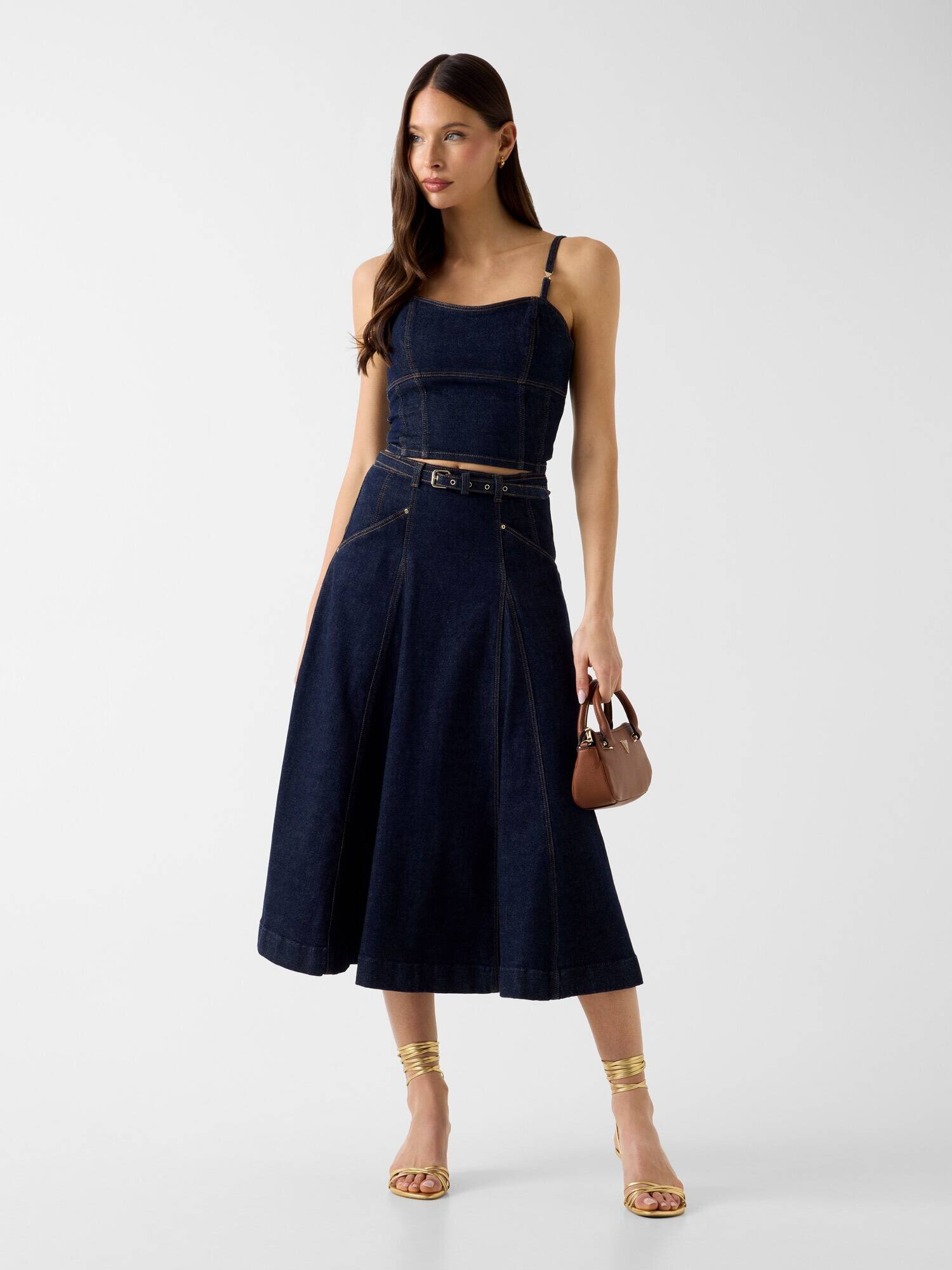 GUESS Denim top Zelda | Cropped Fit