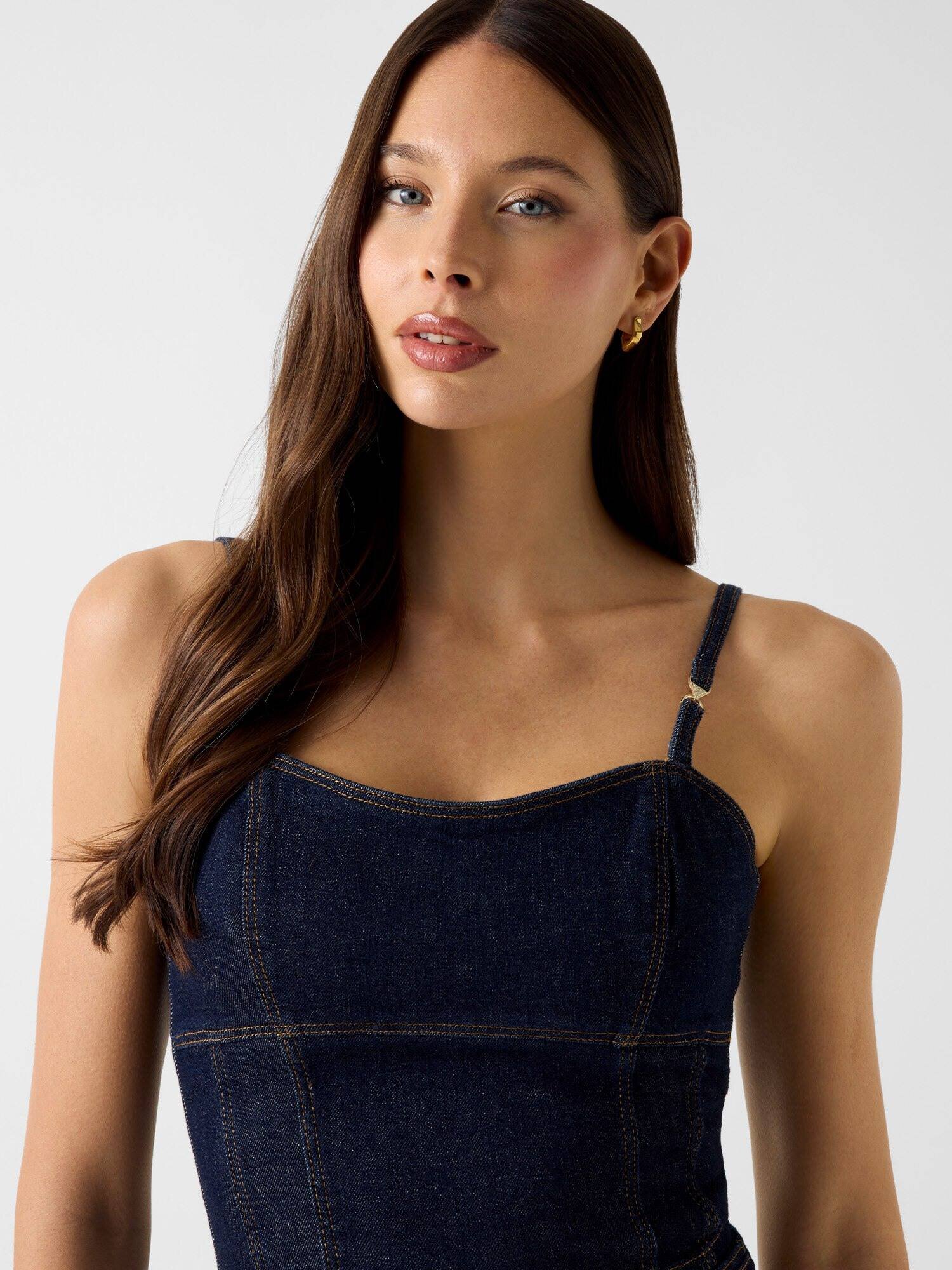 GUESS Denim top Zelda | Cropped Fit