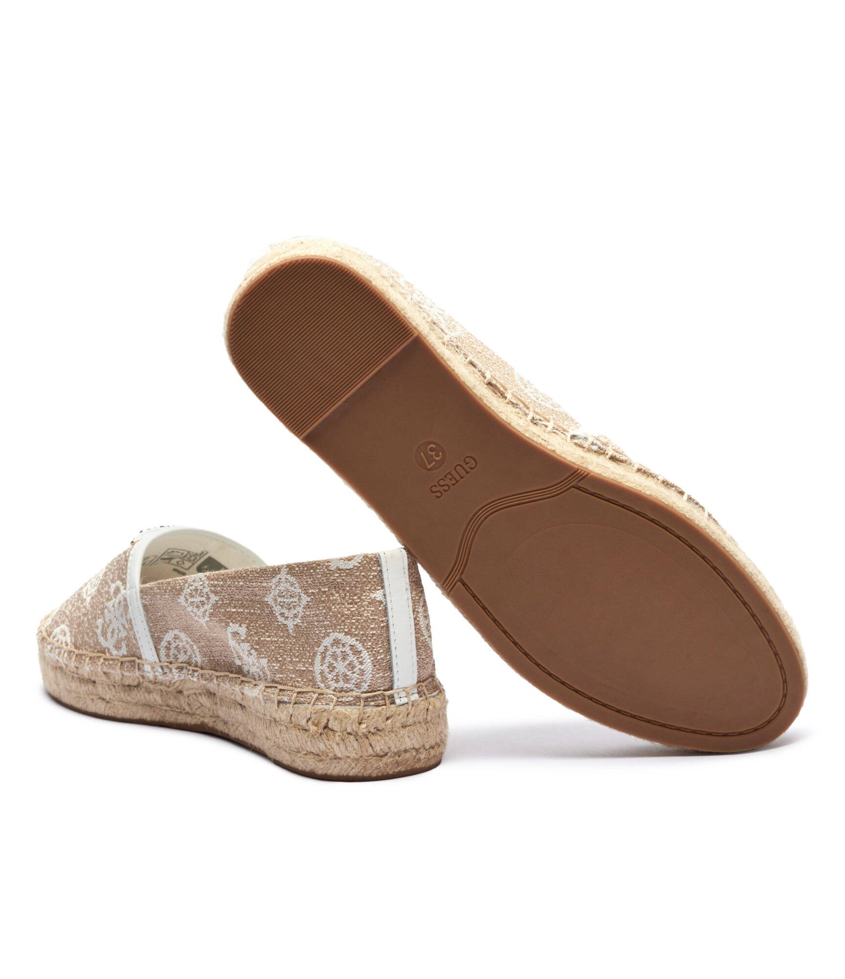 GUESS Espadrile Jolandon cu adaos de piele