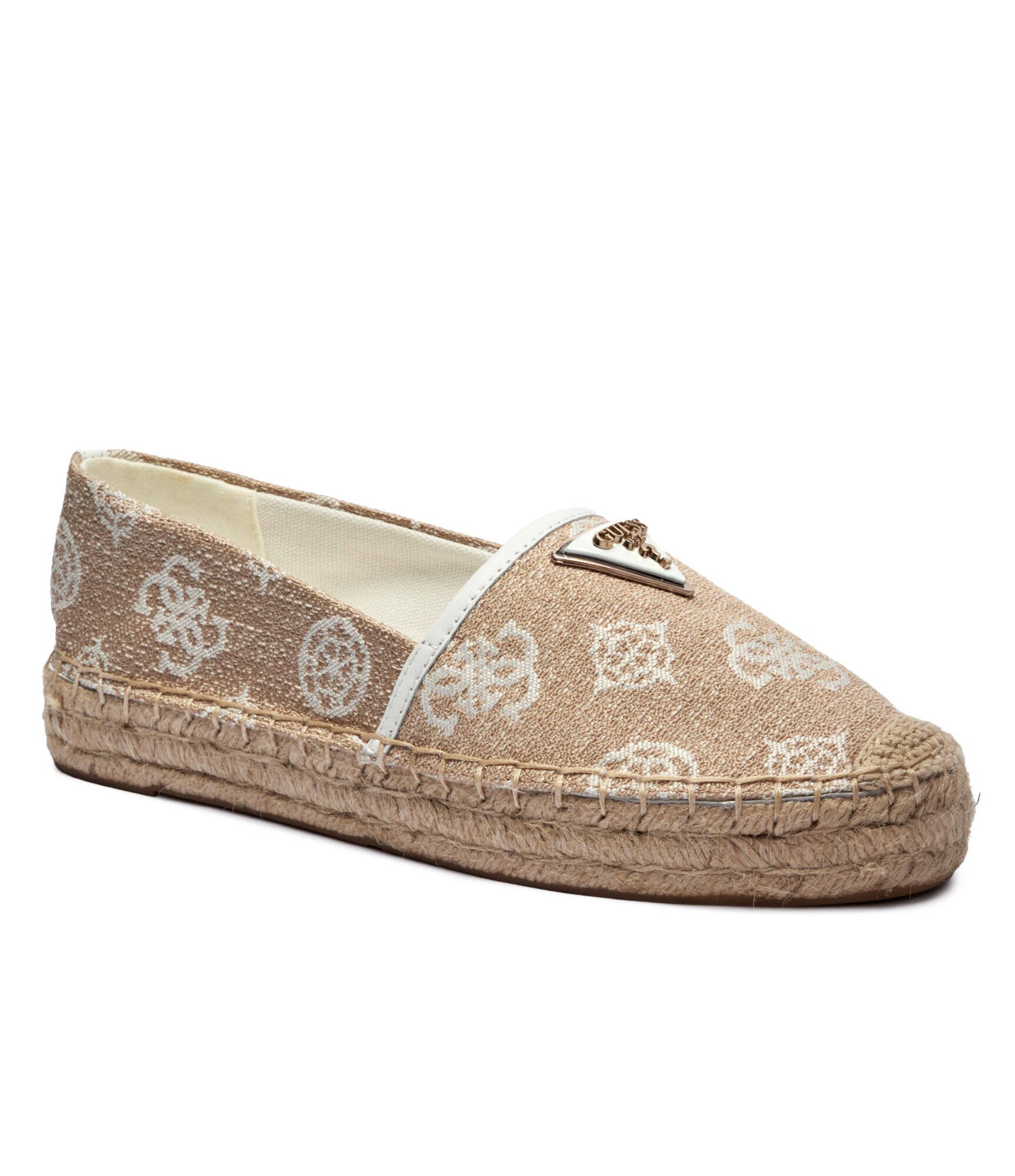 GUESS Espadrile Jolandon cu adaos de piele