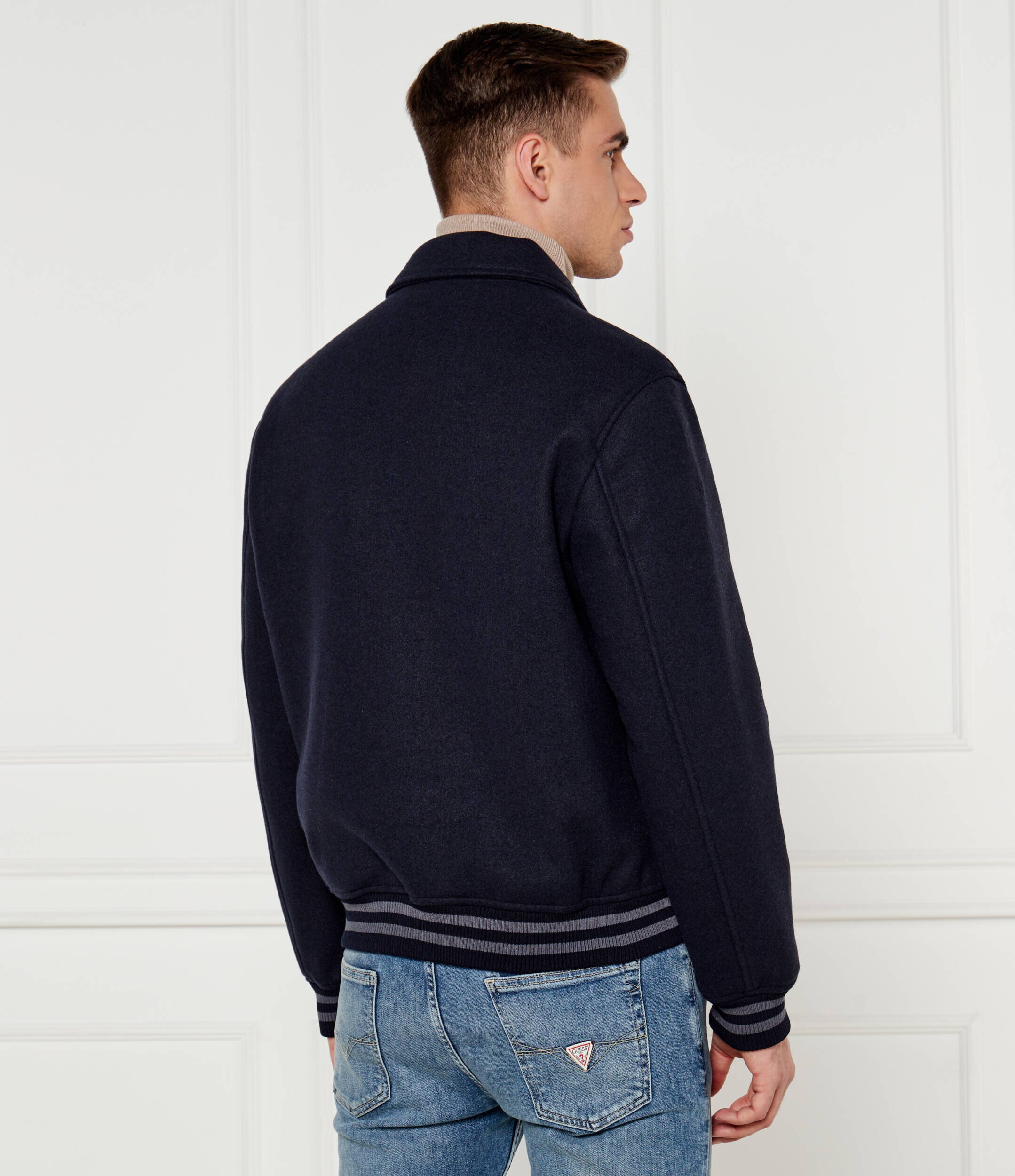 GUESS Geacă bomber MELTON | Regular Fit