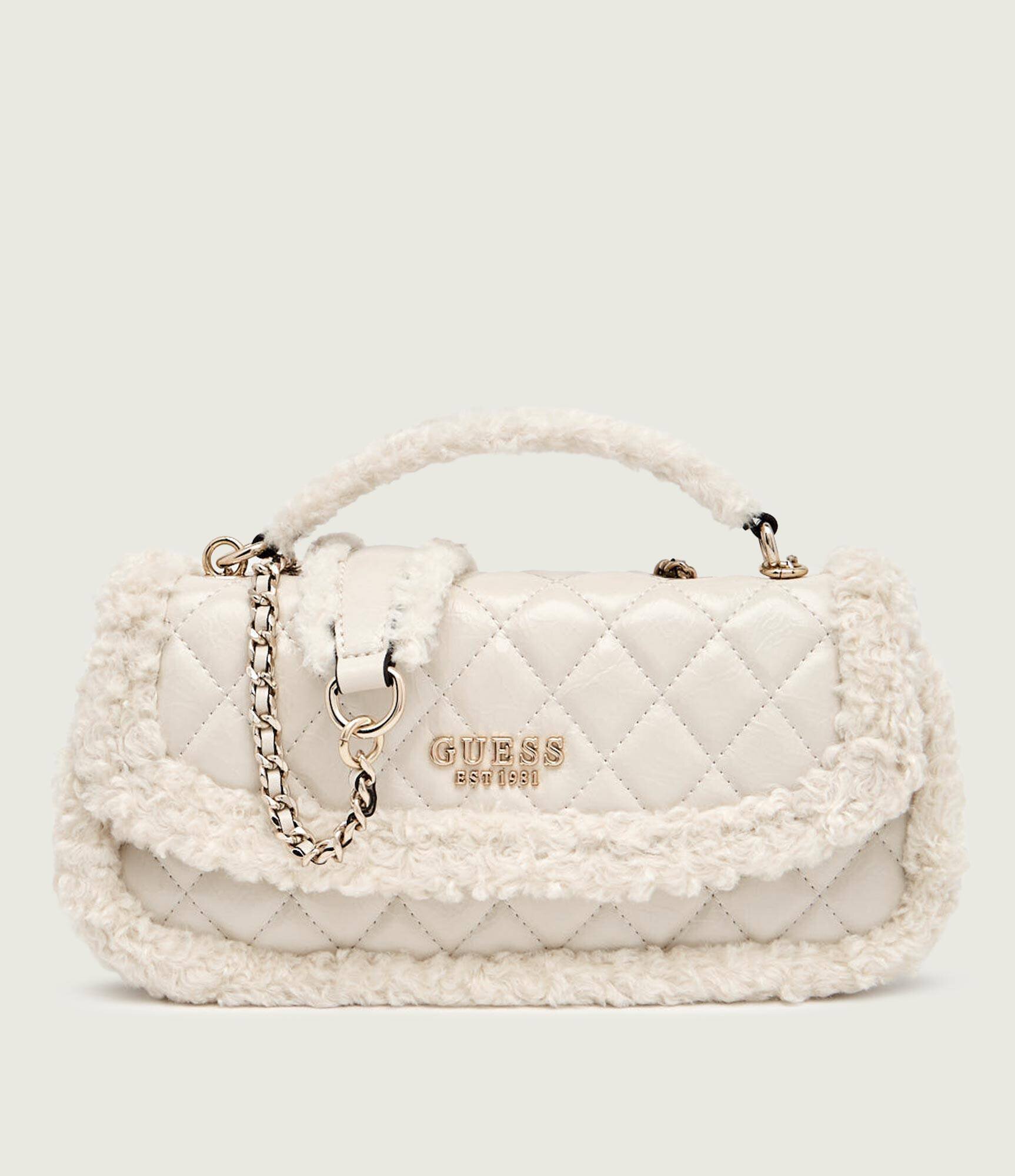 GUESS Geantă pe umăr CRISTI | shearling