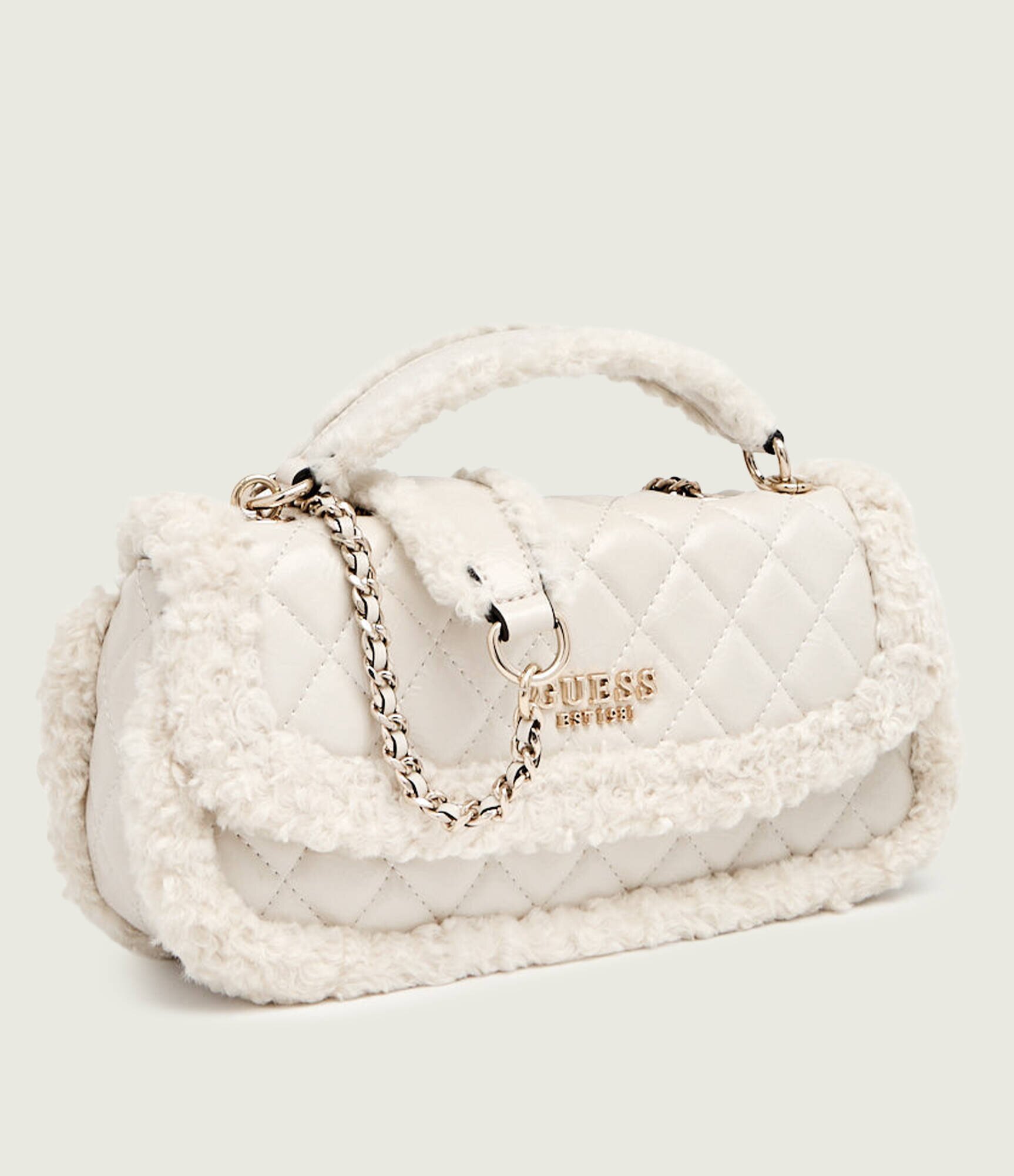 GUESS Geantă pe umăr CRISTI | shearling