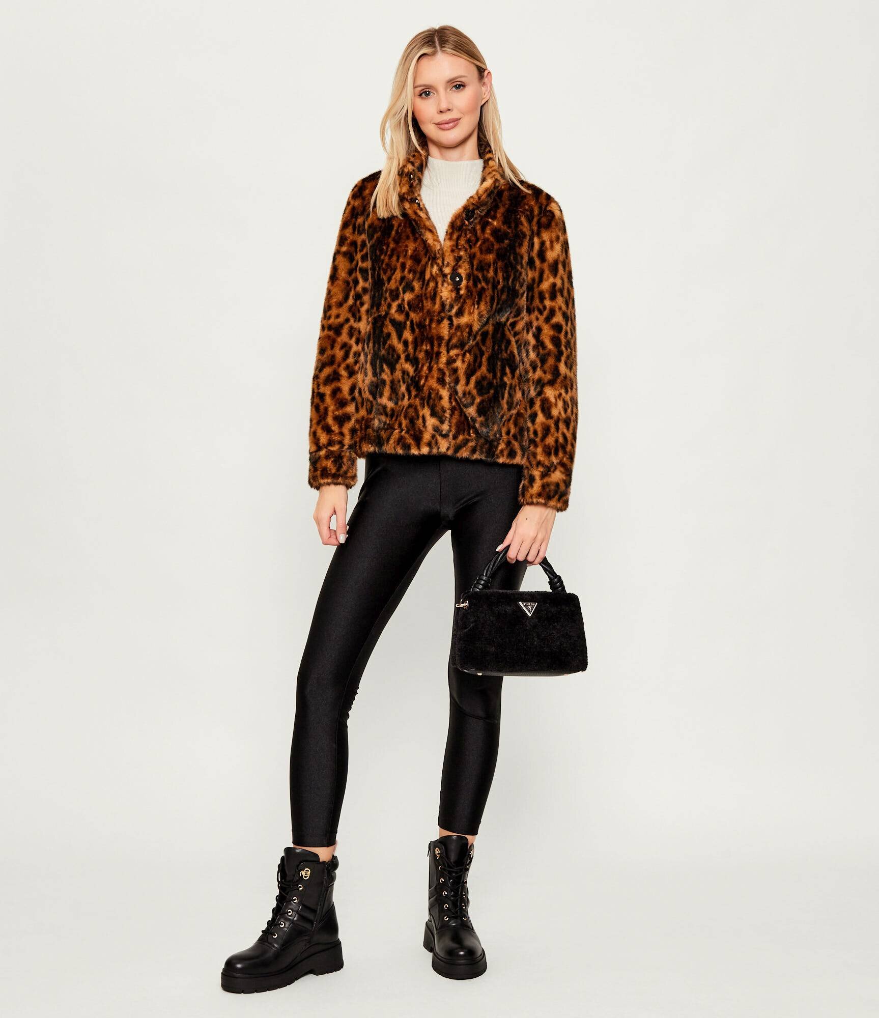 GUESS Geantă pe umăr SHAIDA | shearling