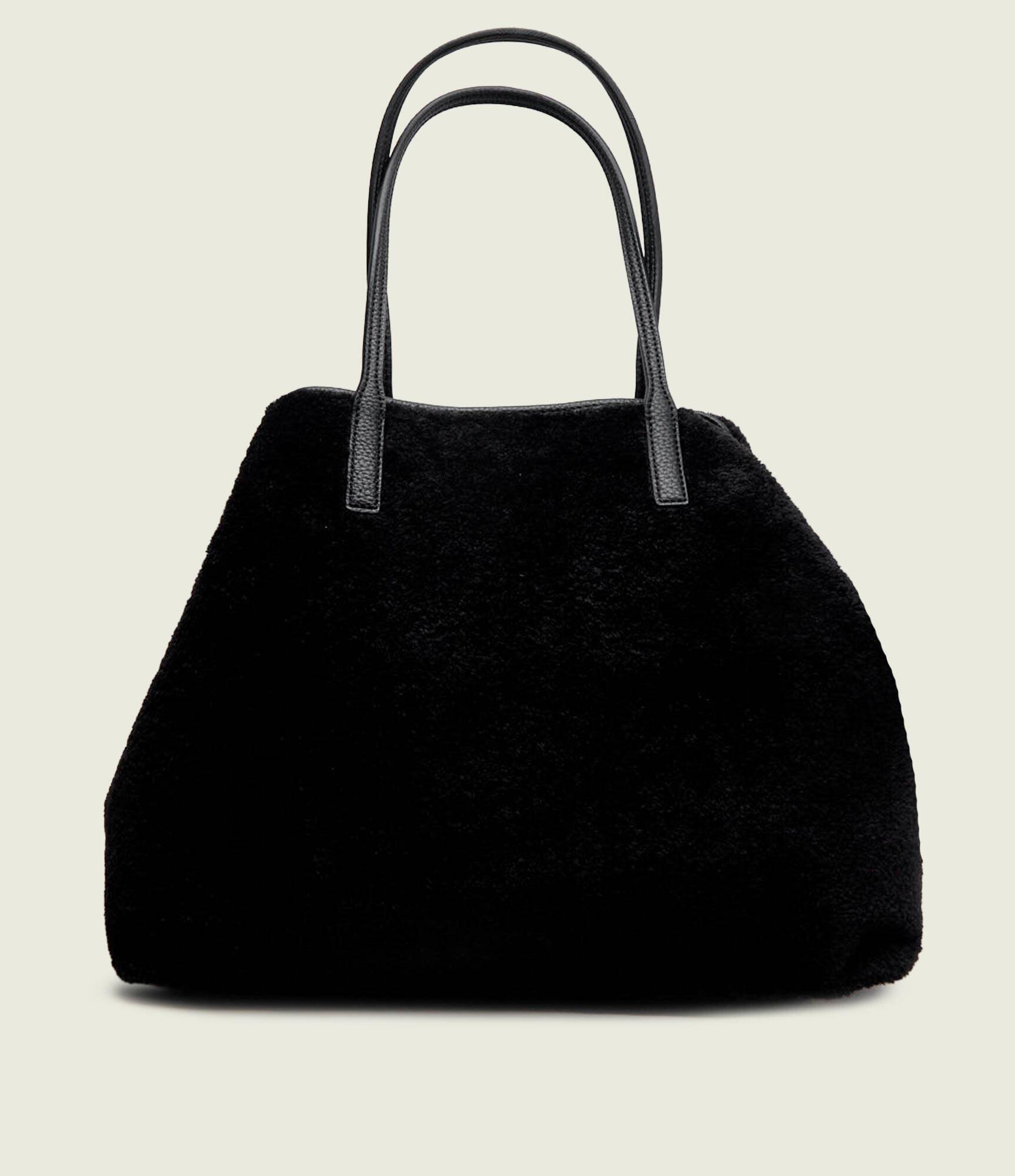 GUESS Geantă shopper 2 în 1 Victtoria | shearling