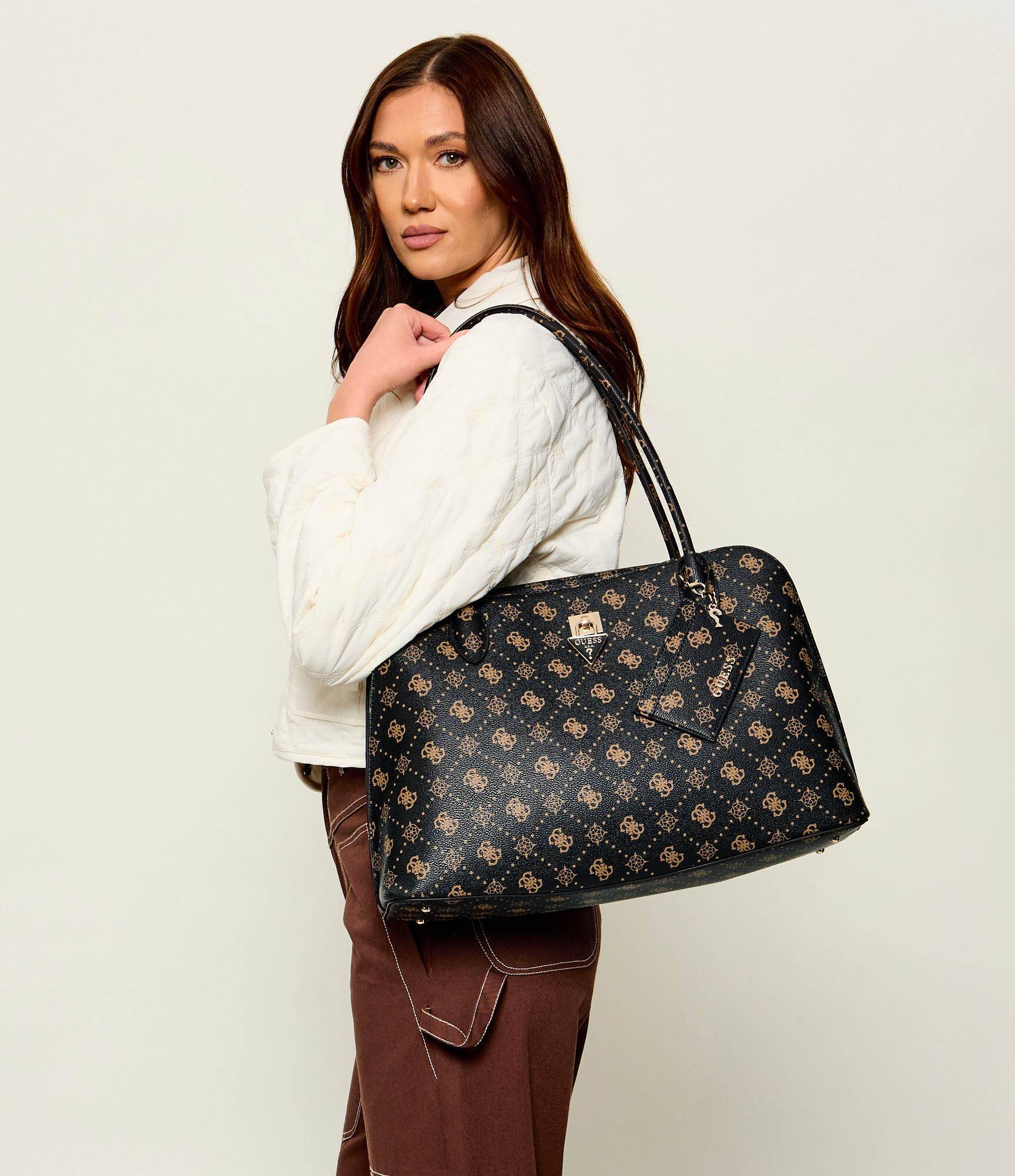 GUESS Geantă shopper + borsetă Patsie