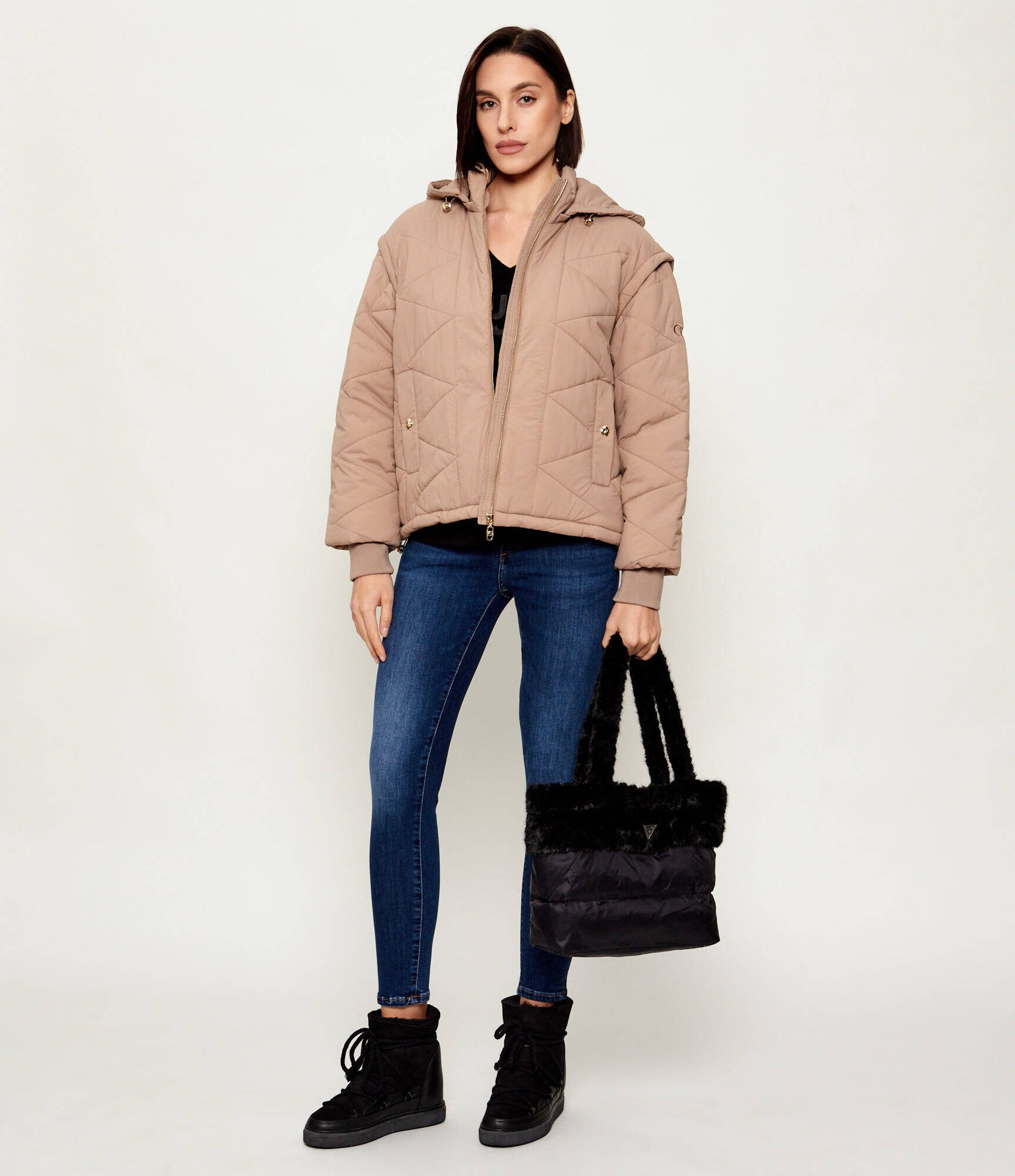 GUESS Geantă shopper SVEVA | shearling
