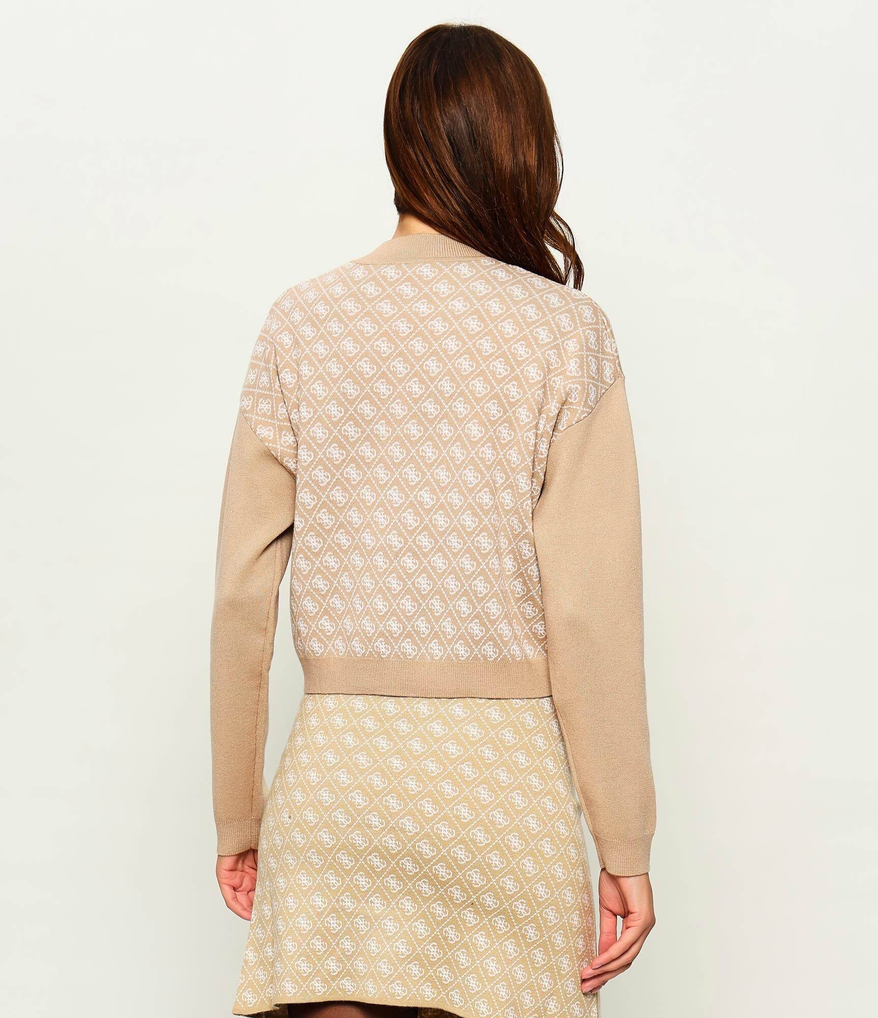 GUESS Guler înalt AUBREY| Loose fit cu adaos de lână
