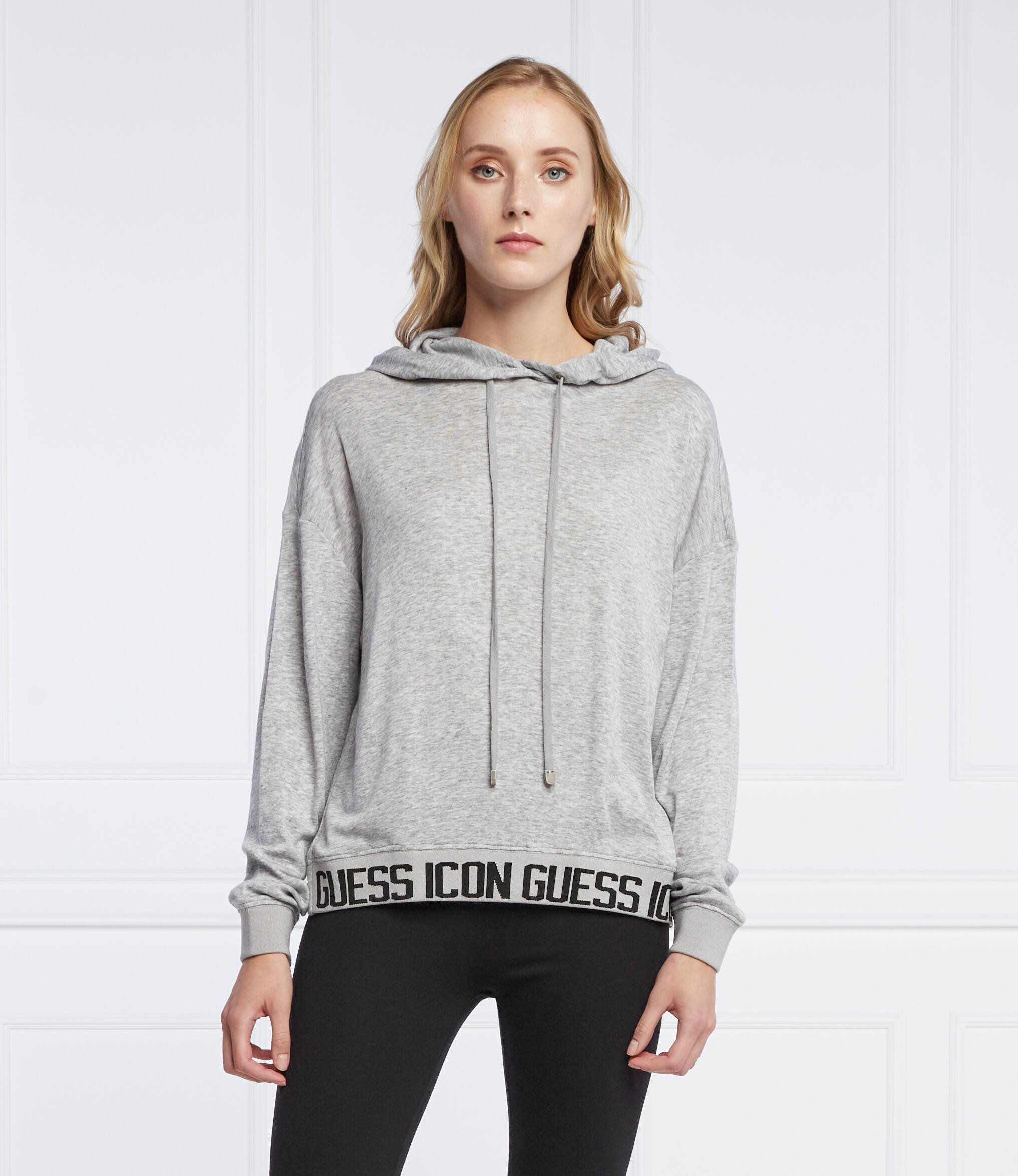 GUESS Hanorac CLELIA | regular fit cu adaos de lână