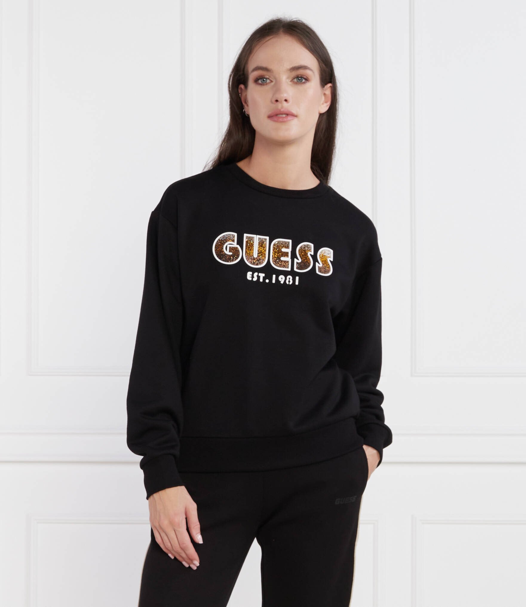 GUESS Hanorac CN SHADED LOGO | Regular Fit