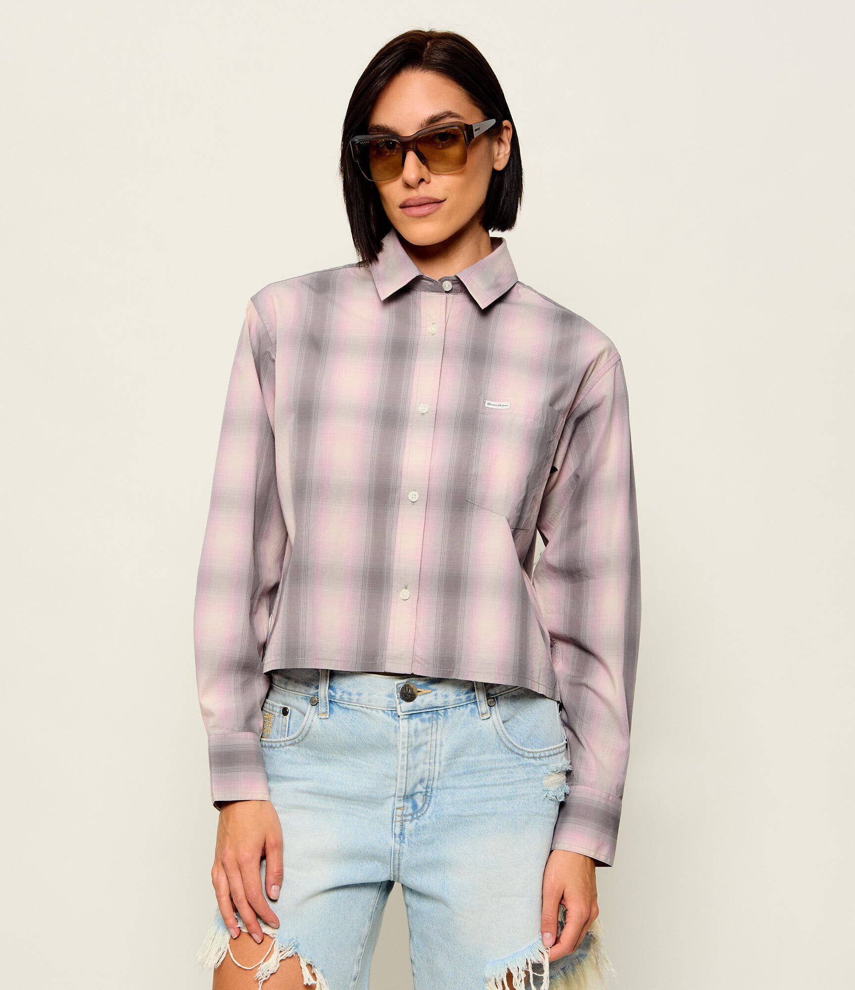 GUESS JEANS Cămașă | Cropped Fit