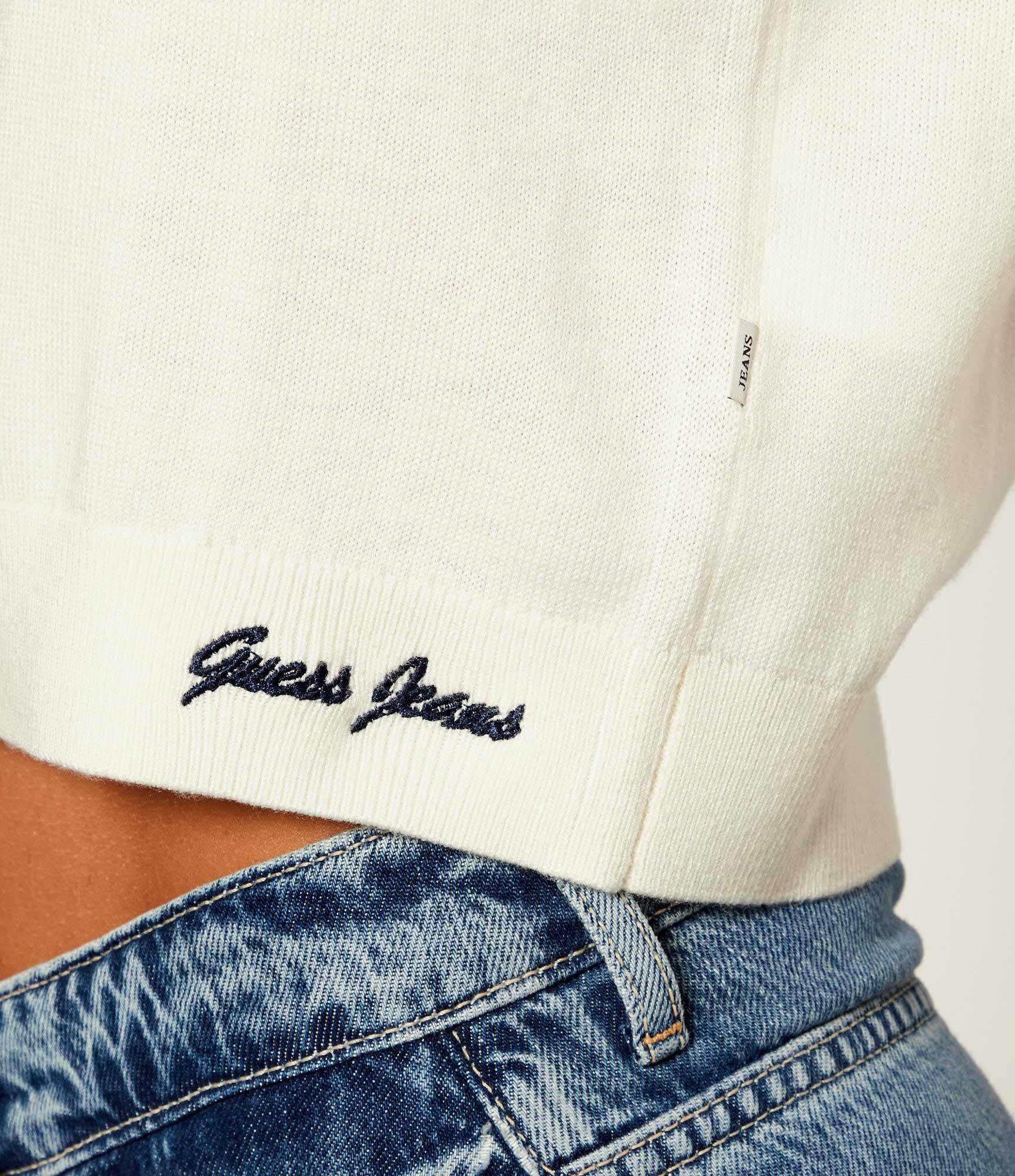 GUESS JEANS Cardigan | Cropped Fit cu adaos de lână