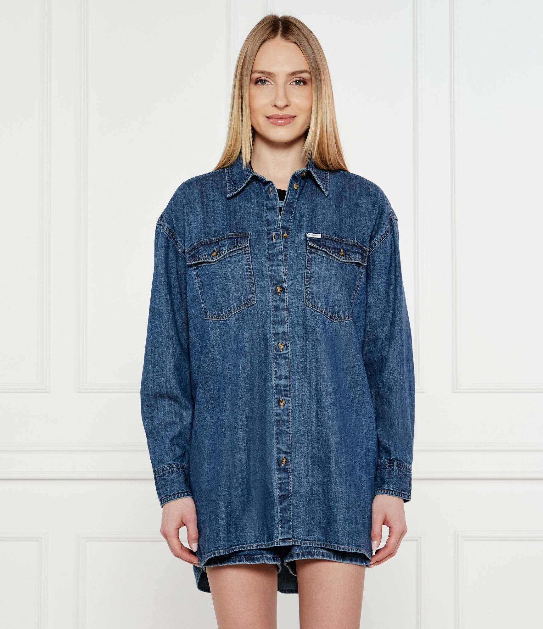 GUESS JEANS De blugi cămașă | Oversize fit
